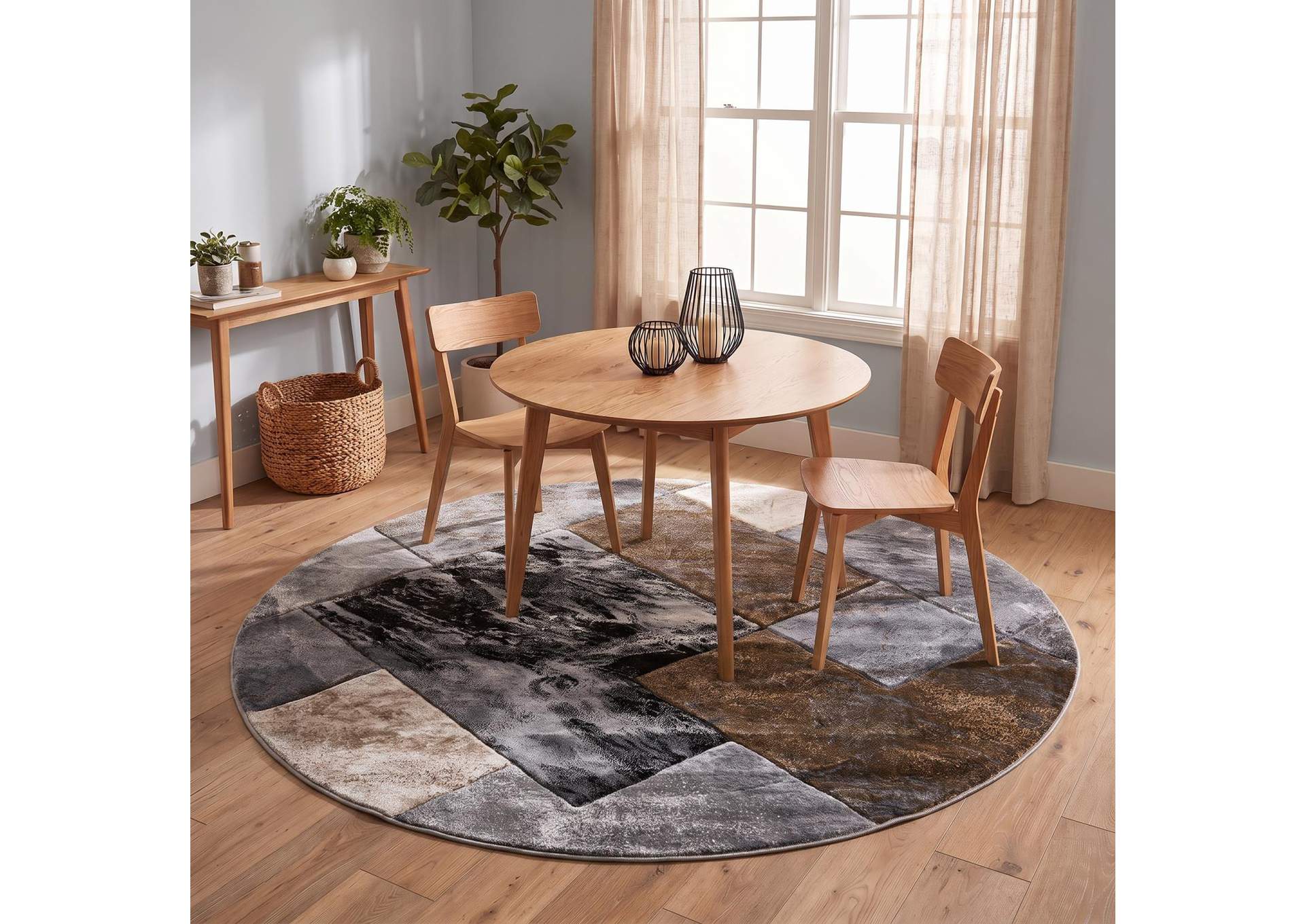 ALEXIA COLLECTION AX07  8'1" X 8'1" ROUND image 1