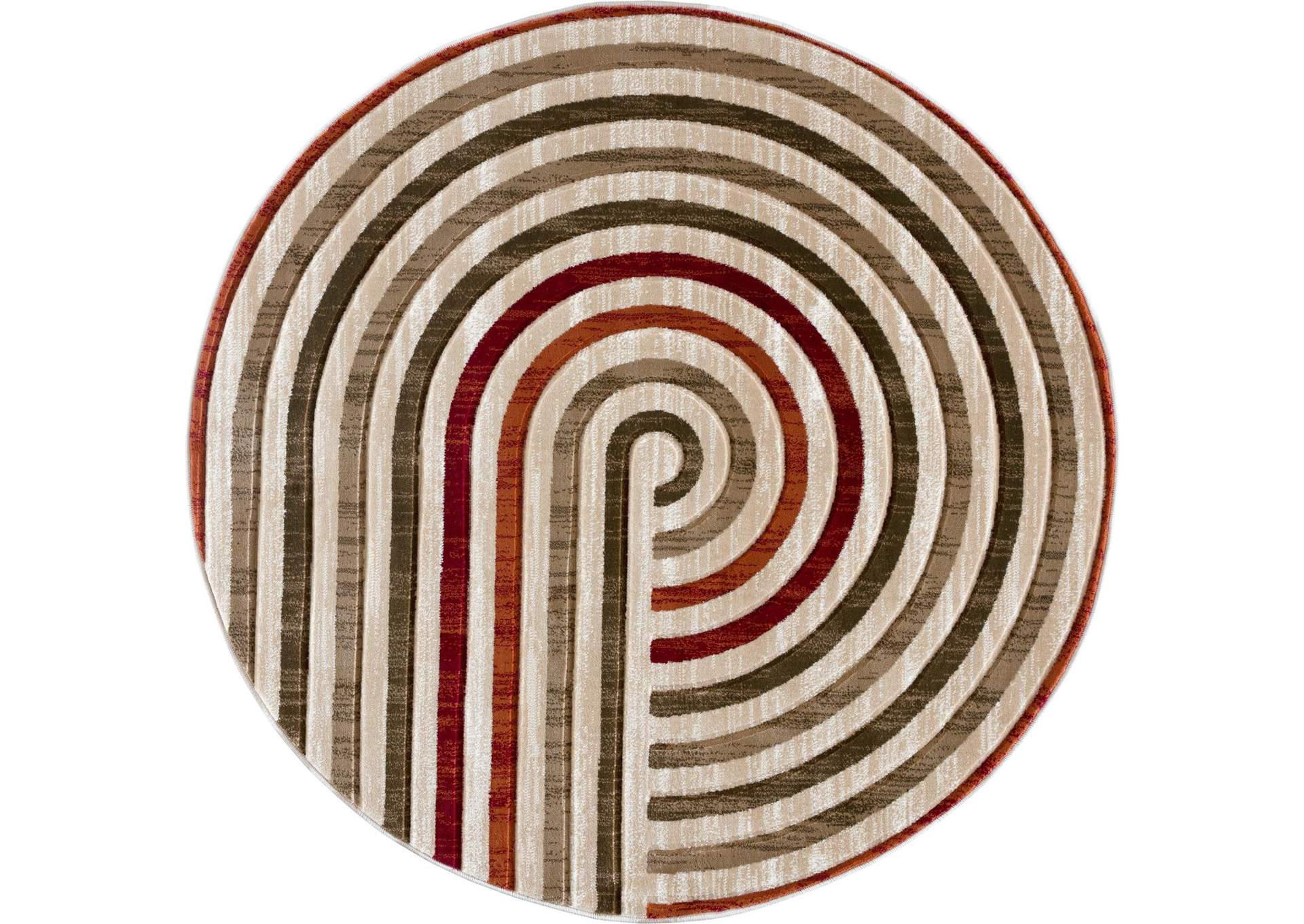 ALEXIA COLLECTION AX17  8'1" X 8'1" ROUND image 1