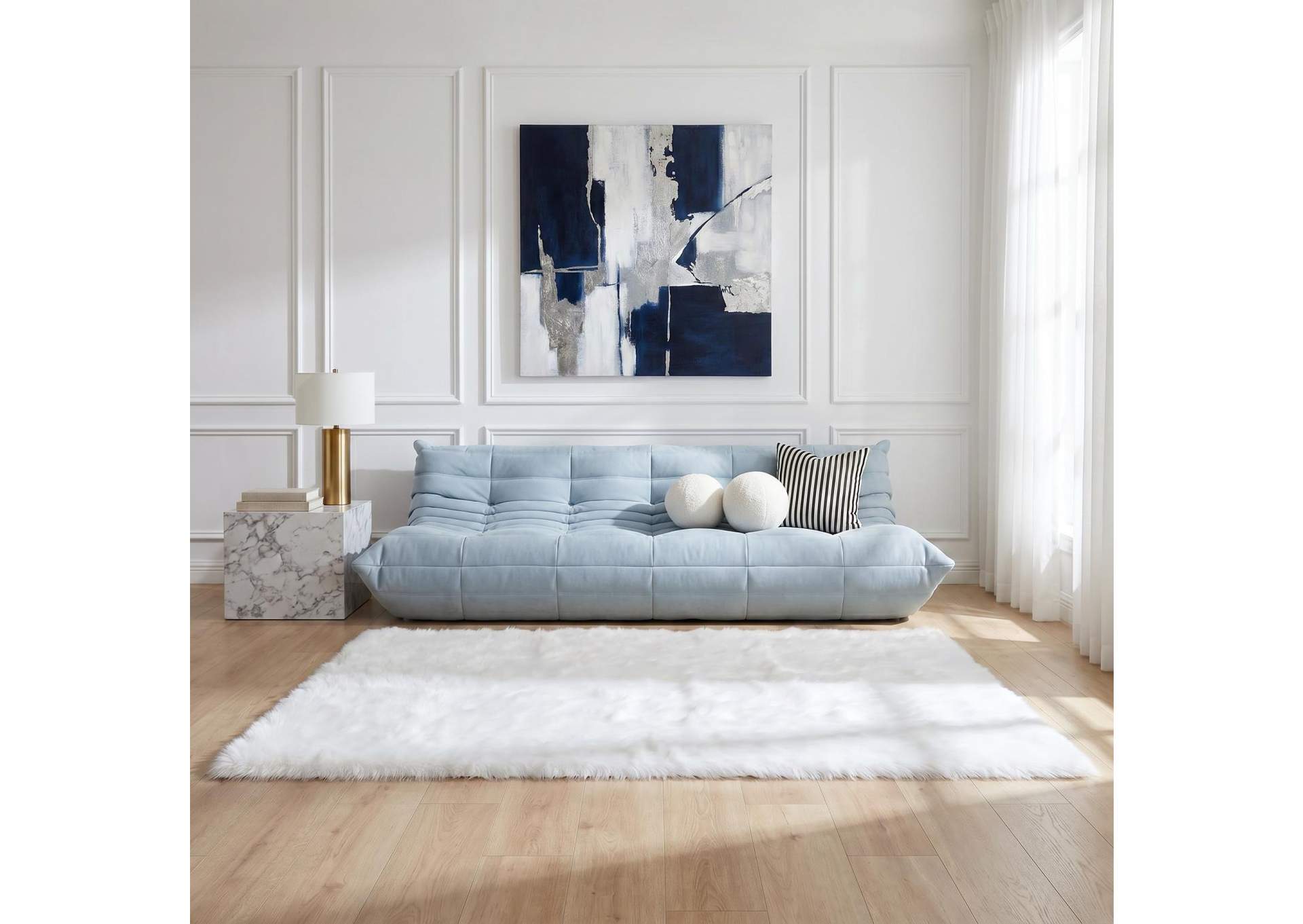 FLOKATI COLLECTION SHAG FA01  5' X 7' image 1