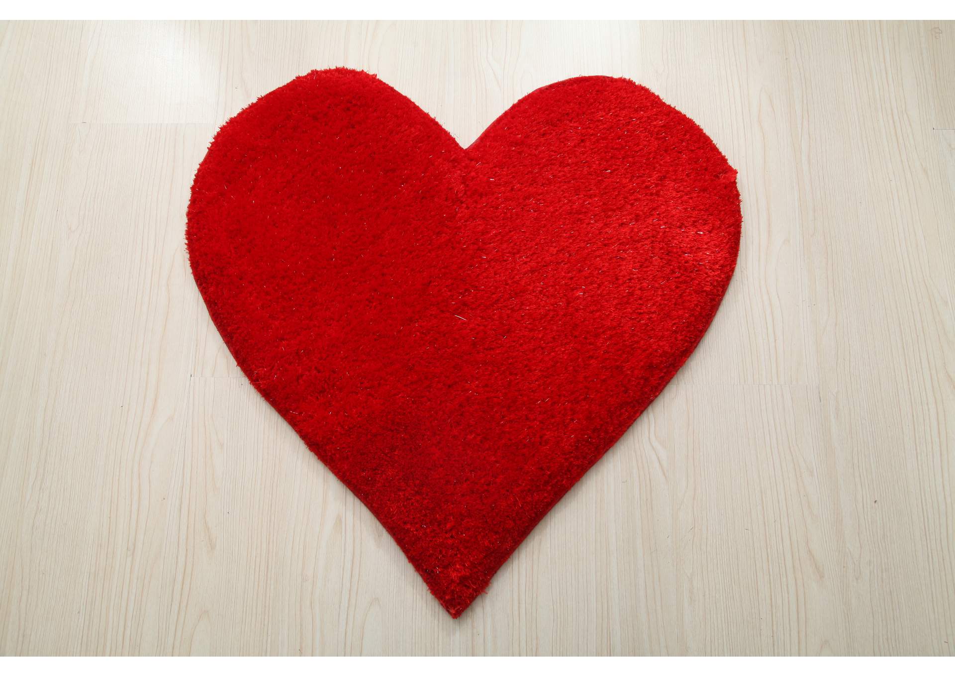 Heart Red 2'4 X 2'4 Rug image 1