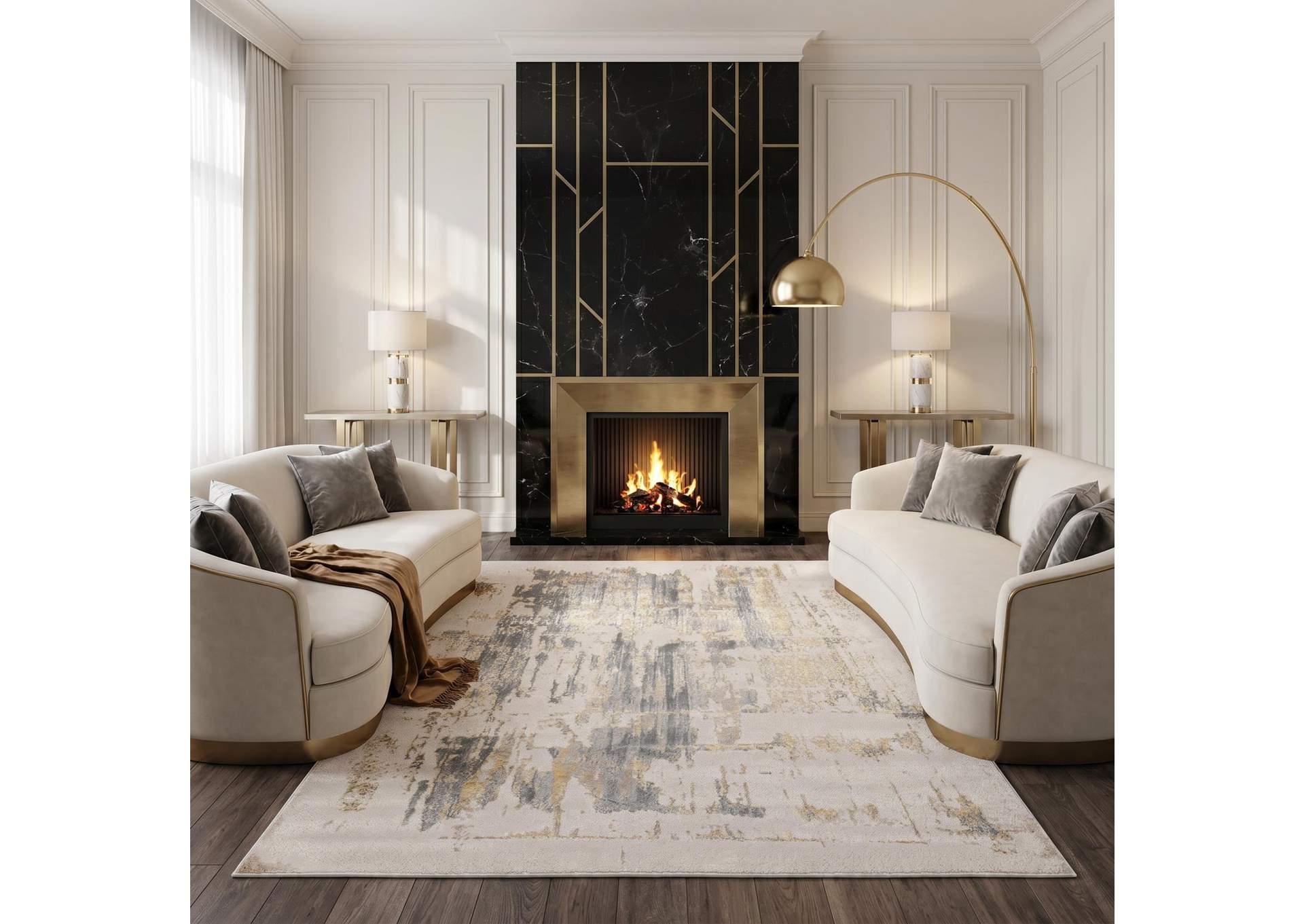 LUXE LINE COLLECTION LU01  5' X 7' image 1