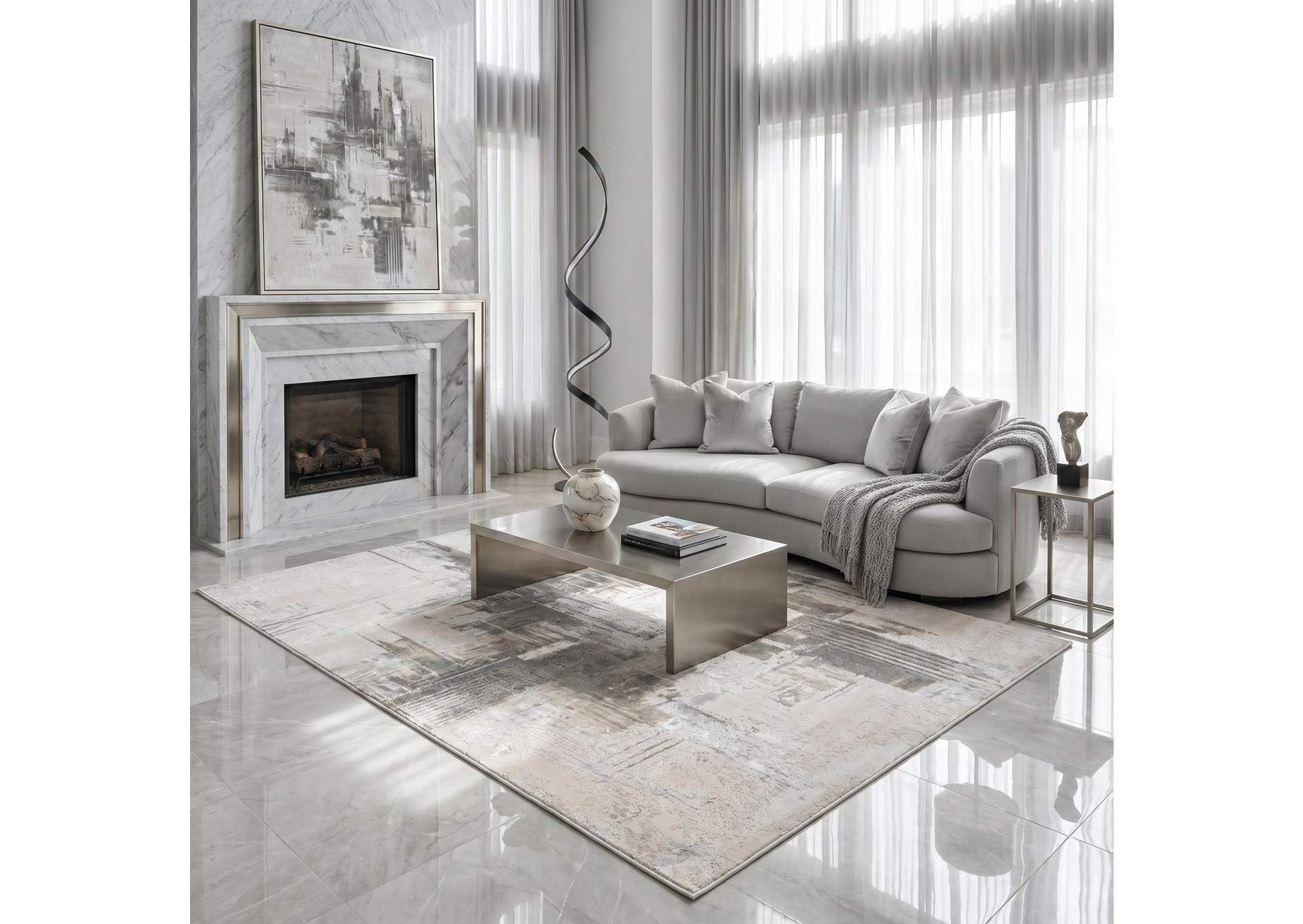 LUXE LINE COLLECTION LU02  5' X 7' image 1
