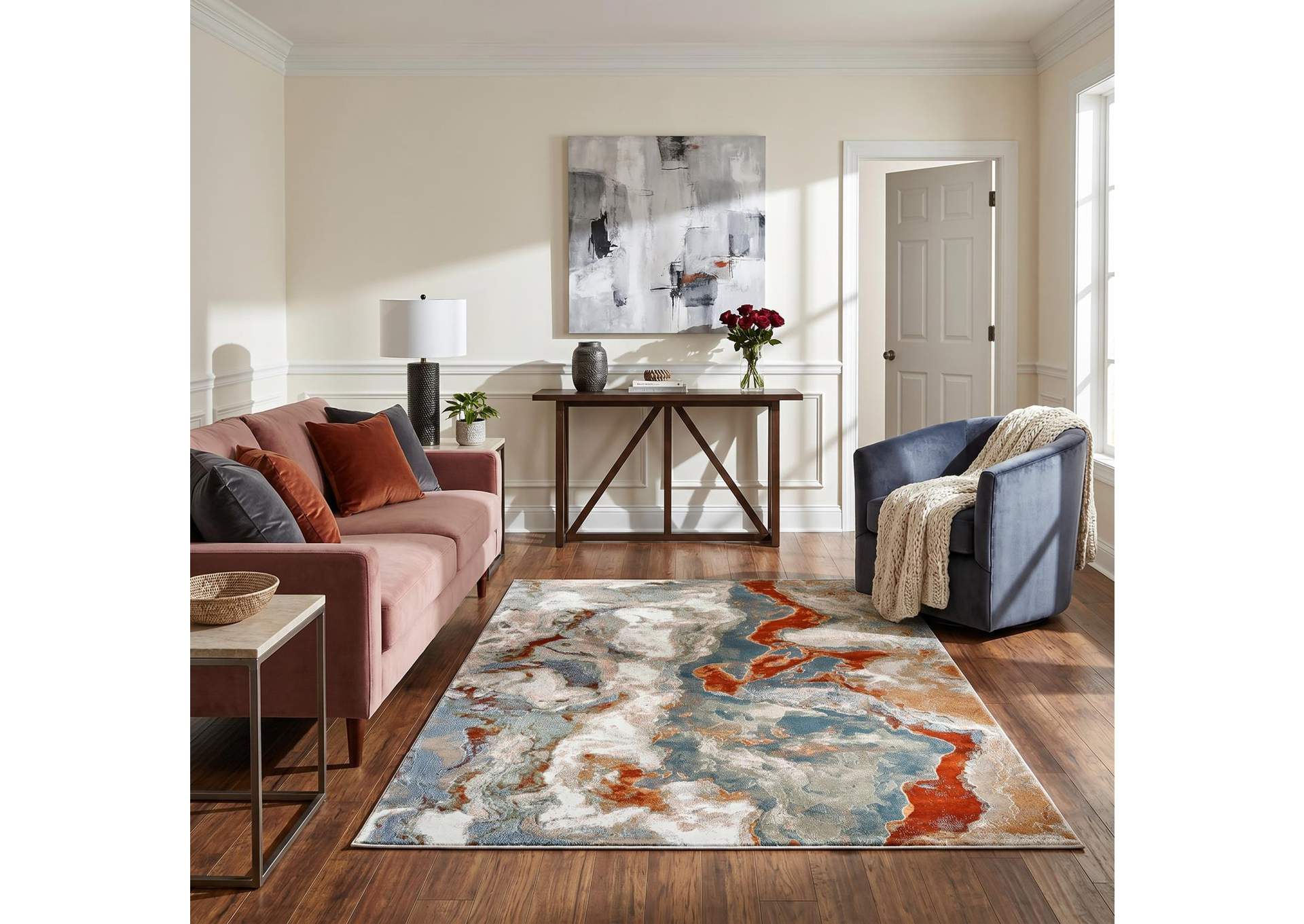 LAYAN COLLECTION LY04  5' X 7' image 1