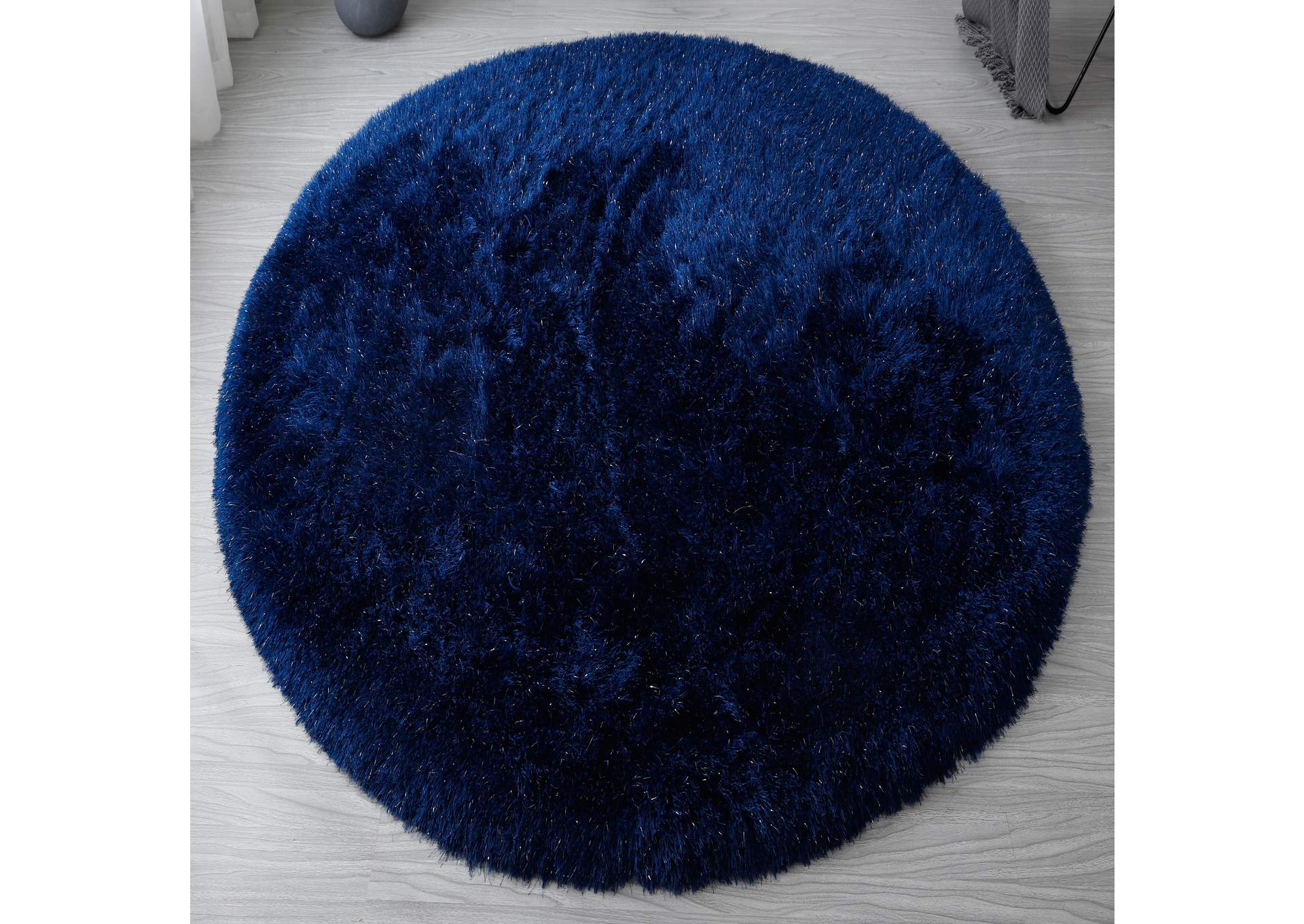 Manhattan Navy Blue Mh03 7' X 7' Rug image 1