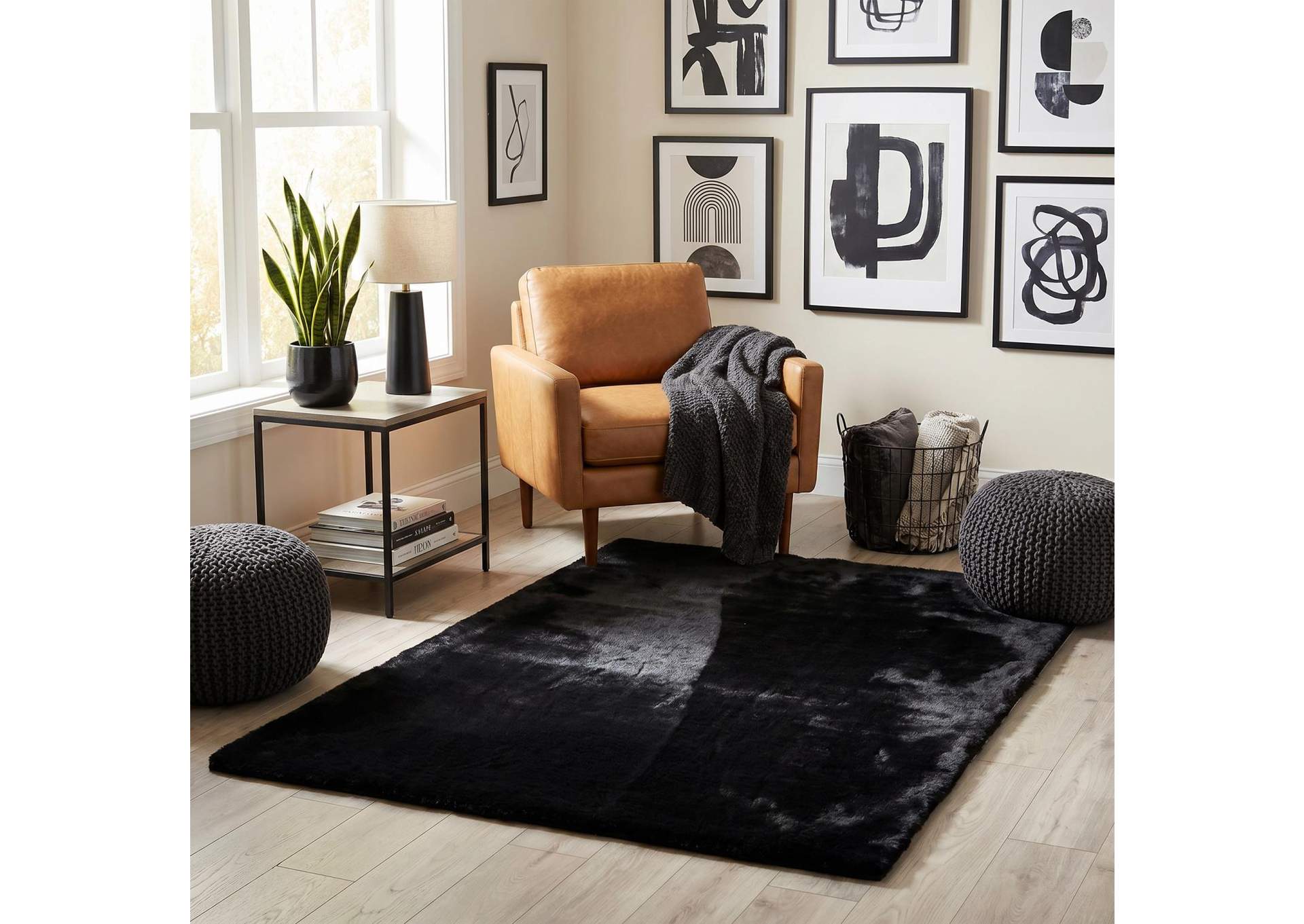 MIAMI COLLECTION MEMORY FOAM FUR MM02  5' X 7' image 1