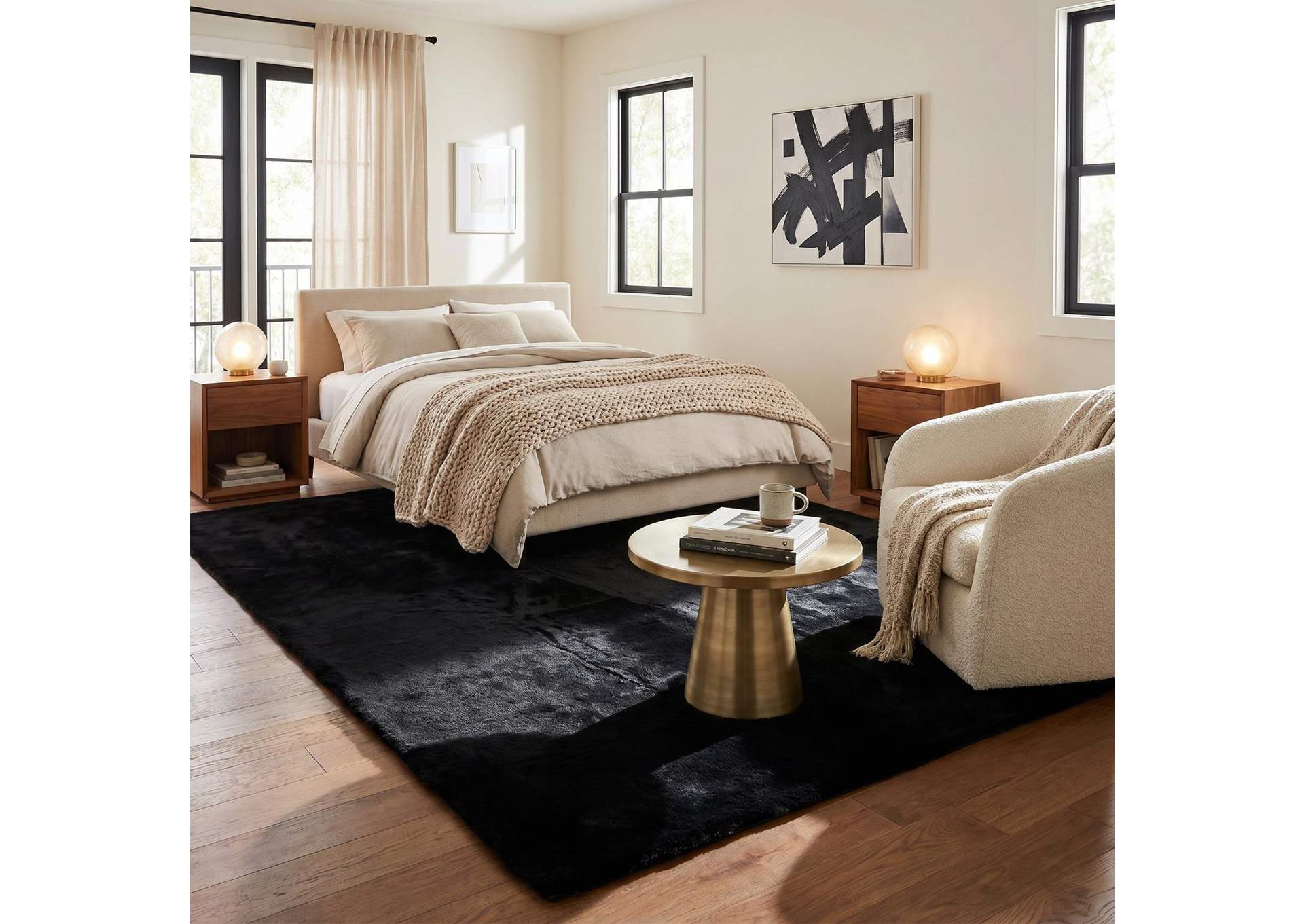 MIAMI COLLECTION MEMORY FOAM FUR MM02  8' X 10' image 1