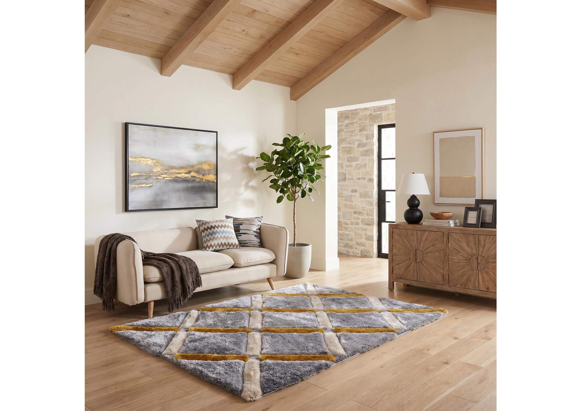 MATEOS COLLECTION SHAG MS18  2'4" X 8' image 1
