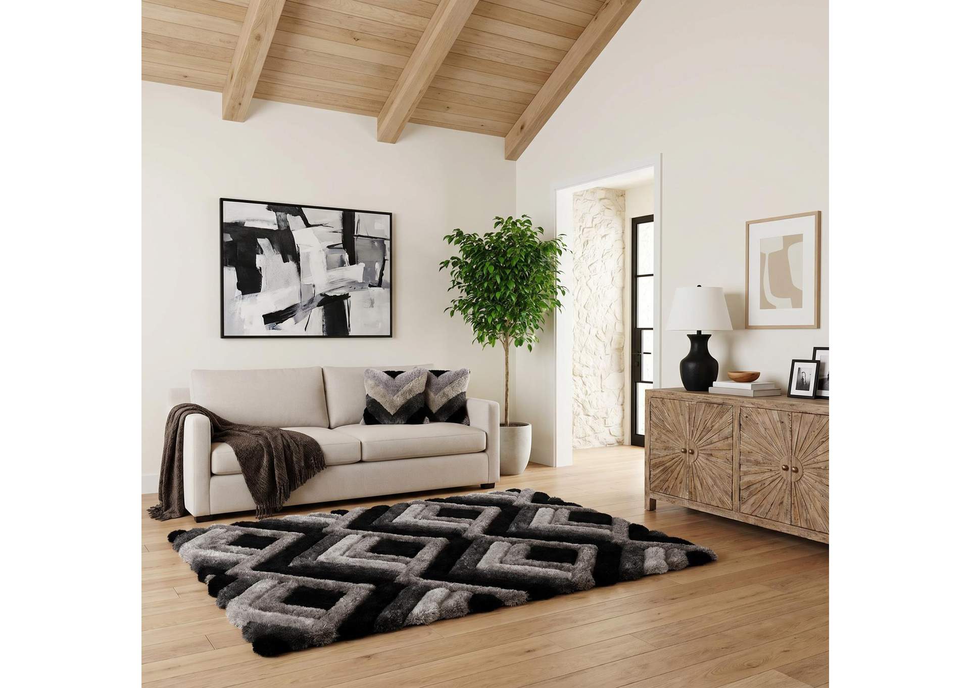 MATEOS COLLECTION SHAG MS24  2'4" X 8' image 1