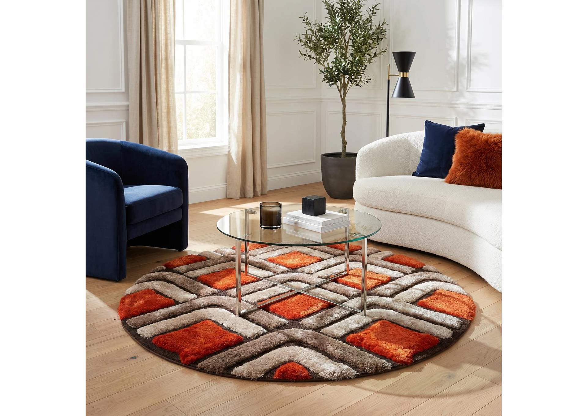 MATEOS COLLECTION SHAG MS29  7' X 7' ROUND image 4