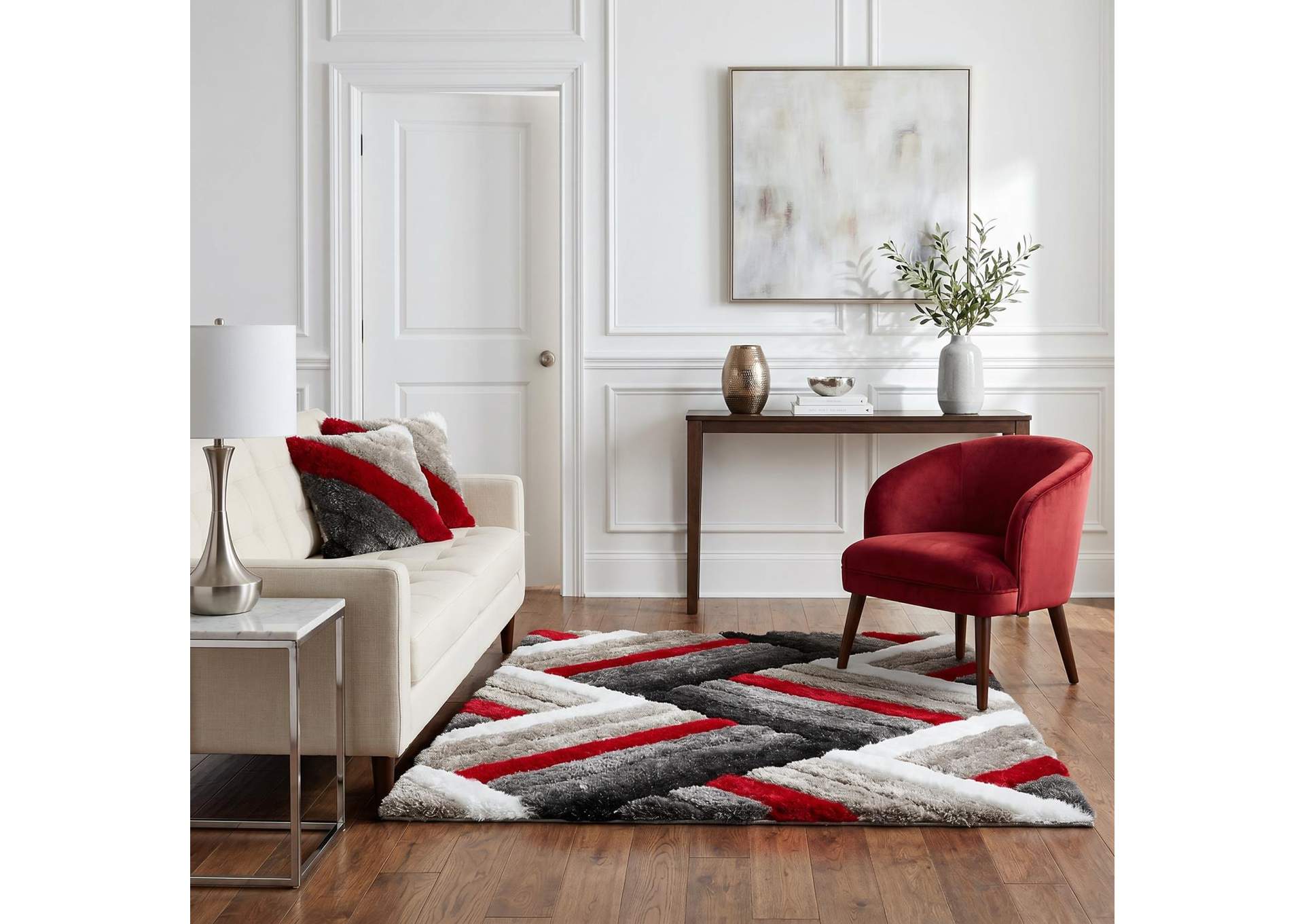 MATEOS COLLECTION SHAG MS35  5' X 7' image 1