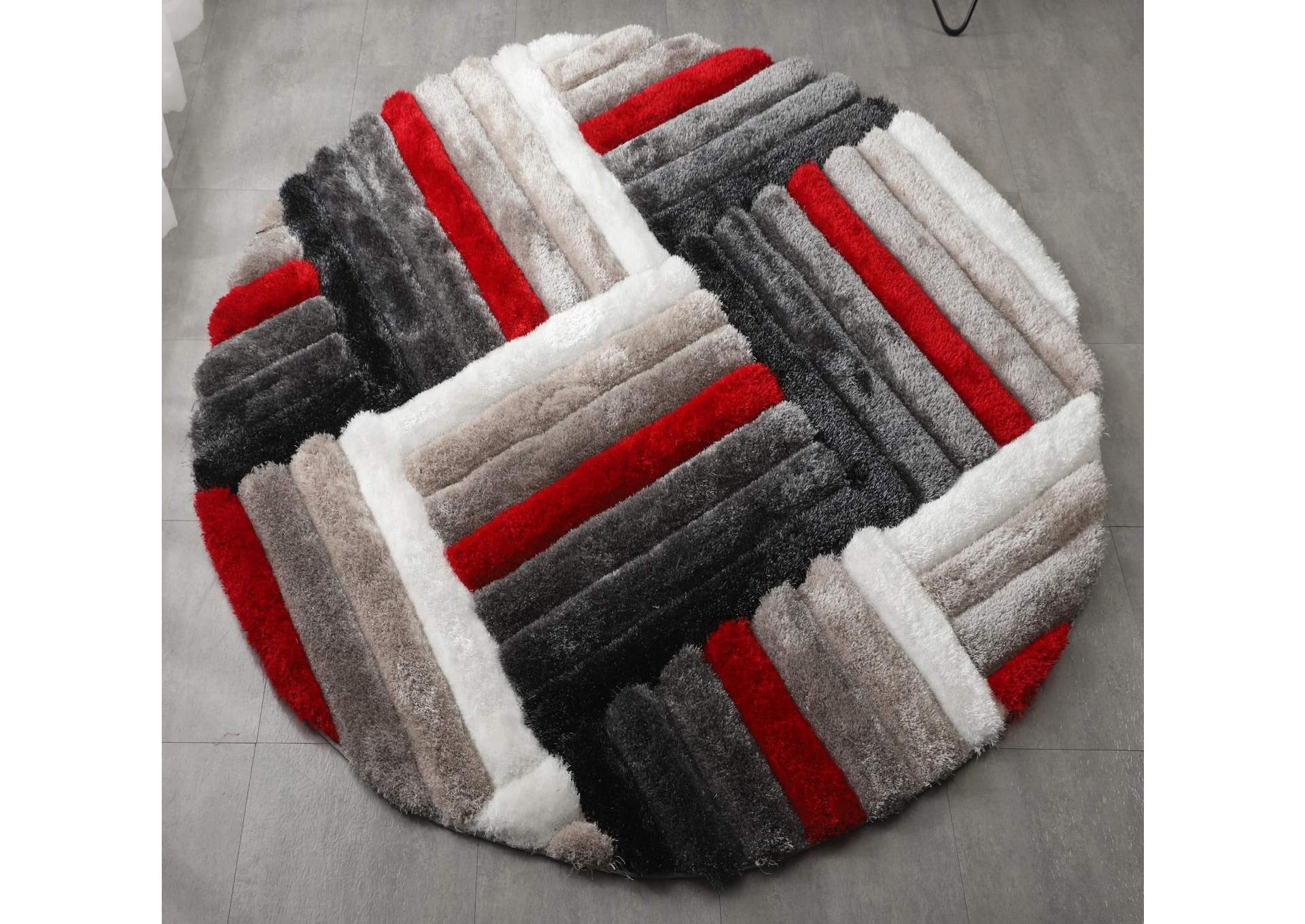 MATEOS COLLECTION SHAG MS35  7' X 7' ROUND image 3