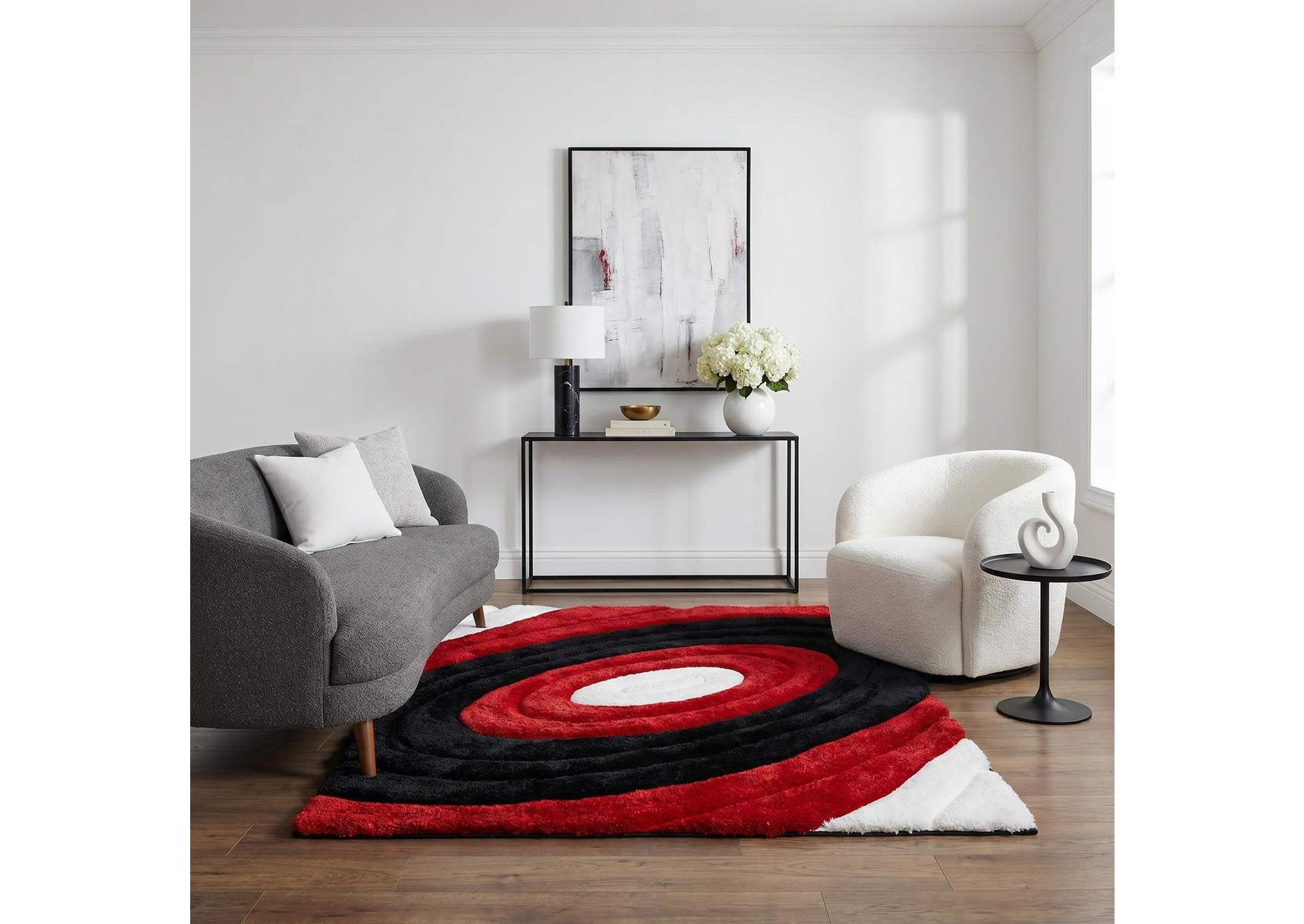 MATEOS COLLECTION SHAG MS51  7' X 7' ROUND image 1