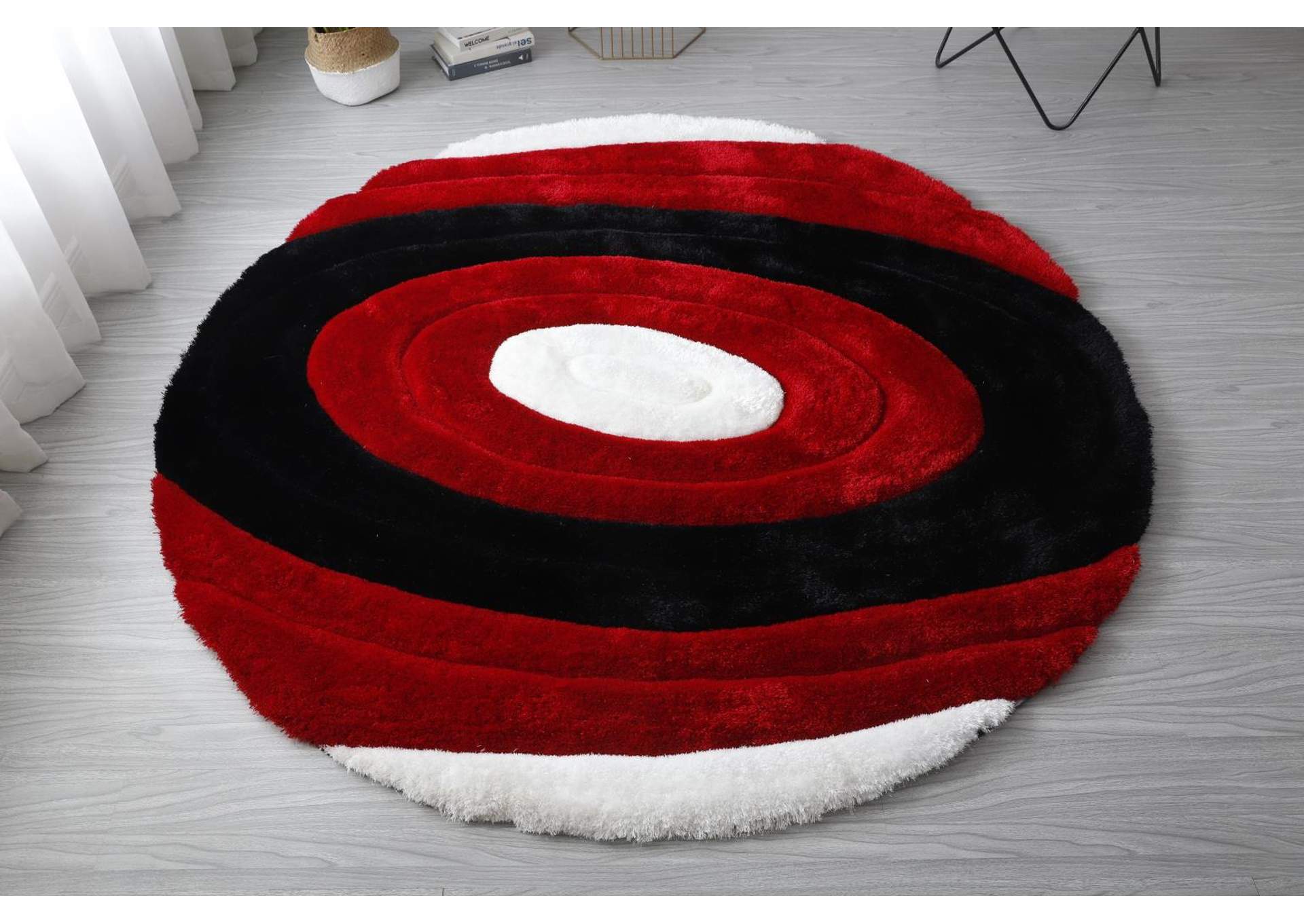 MATEOS COLLECTION SHAG MS51  7' X 7' ROUND image 3
