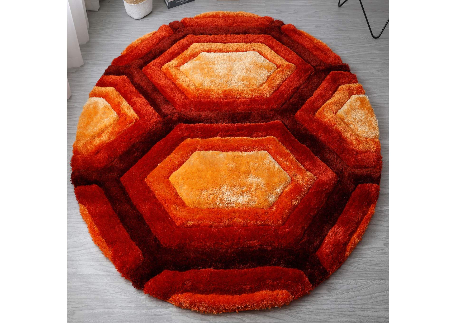 Mateos Shag Ms52 7' X 7' Rug image 1