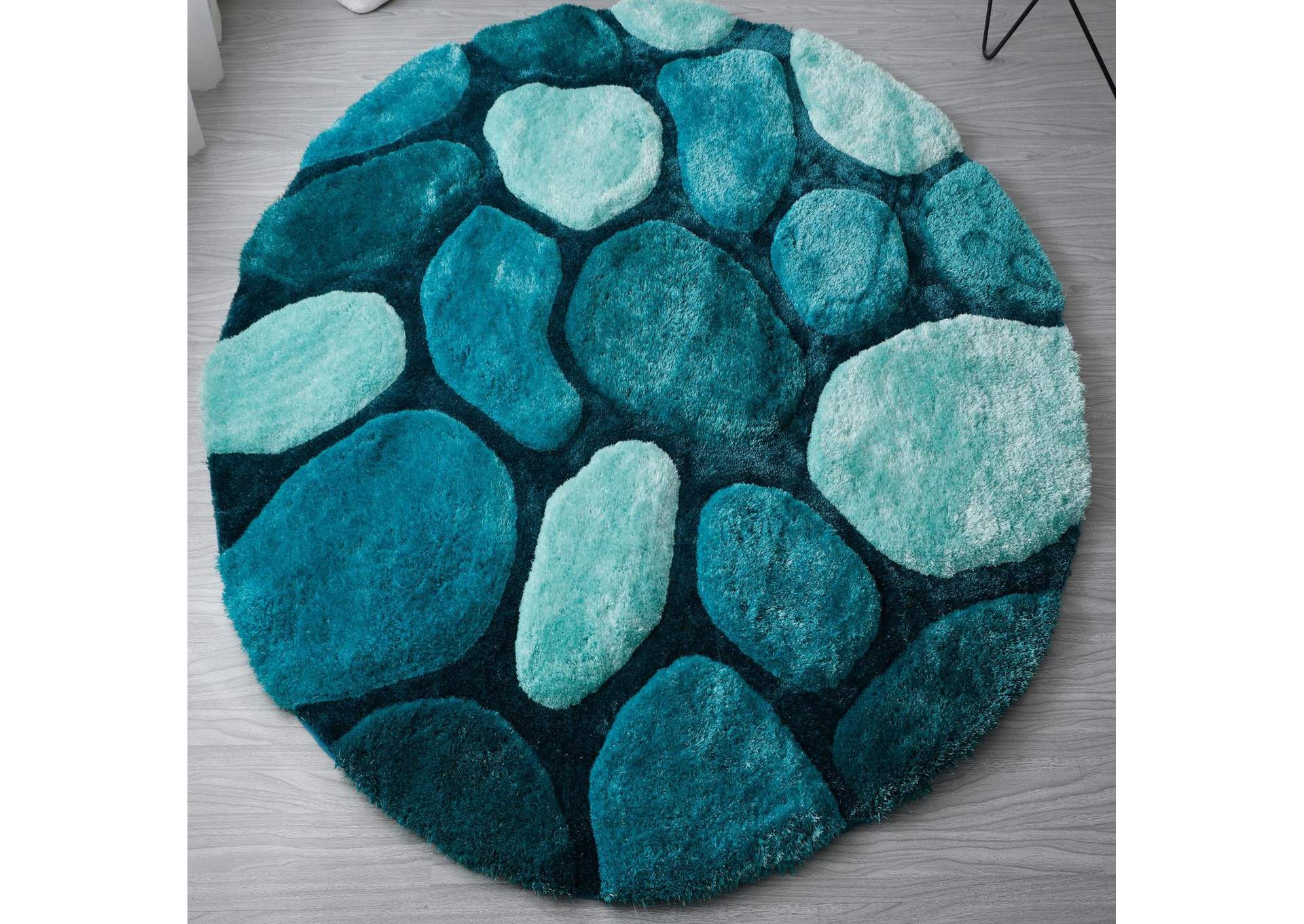 MATEOS COLLECTION SHAG MS54  7' X 7' ROUND image 3
