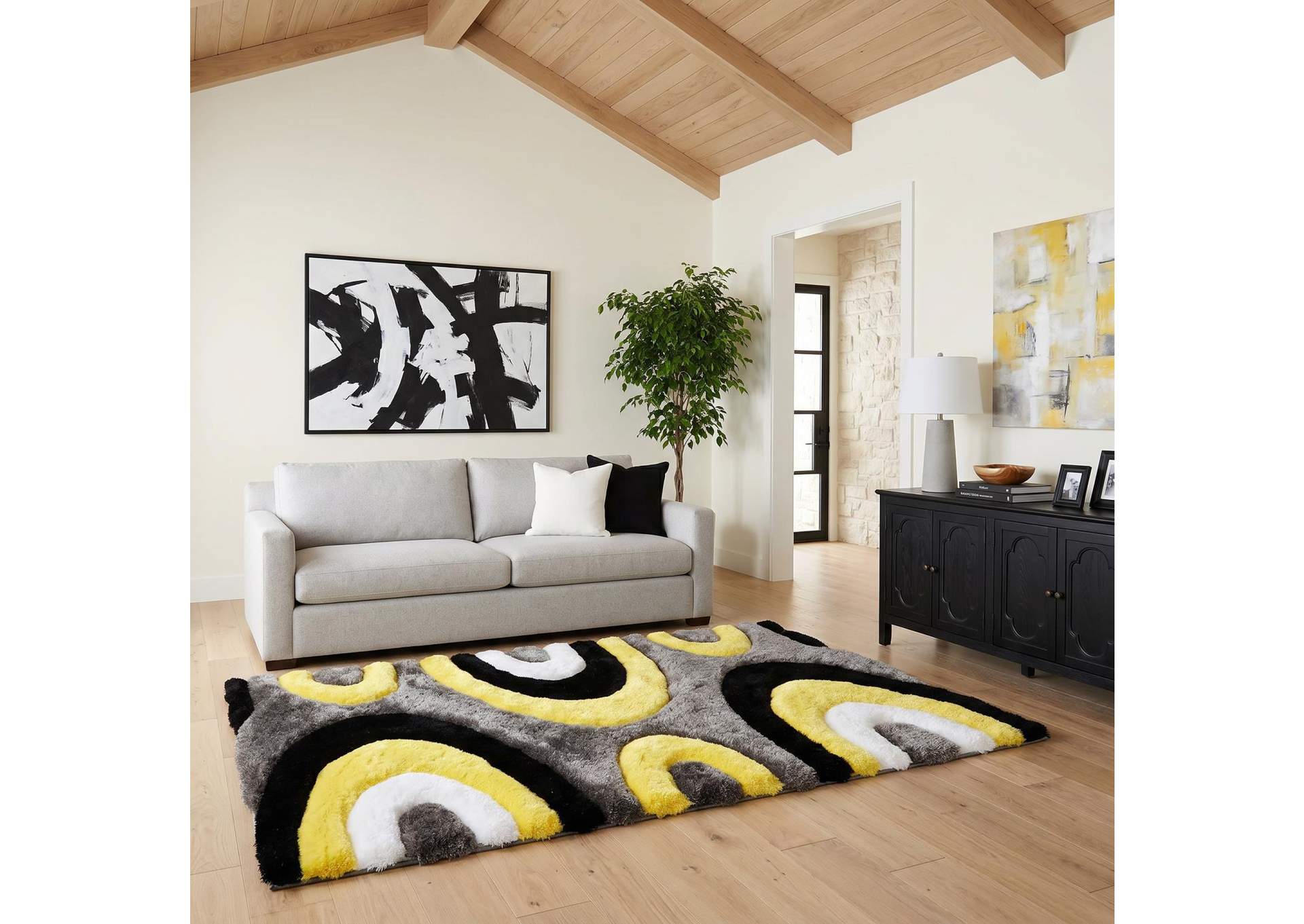 MATEOS COLLECTION SHAG MS55  3'6 X 5'6 image 1