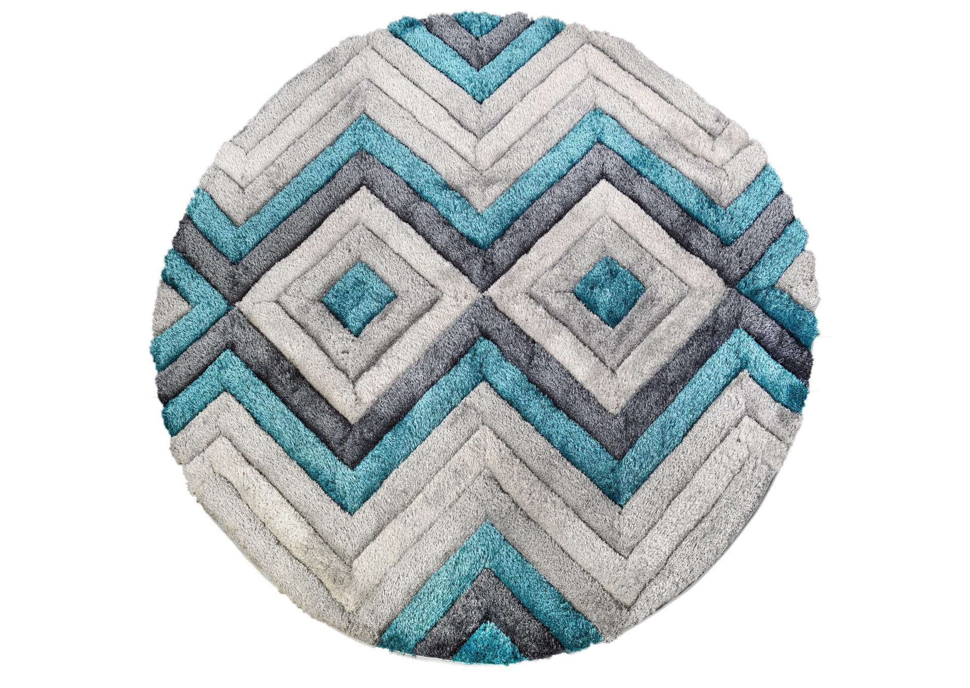 MATEOS COLLECTION SHAG MS60  7' X 7' ROUND image 3
