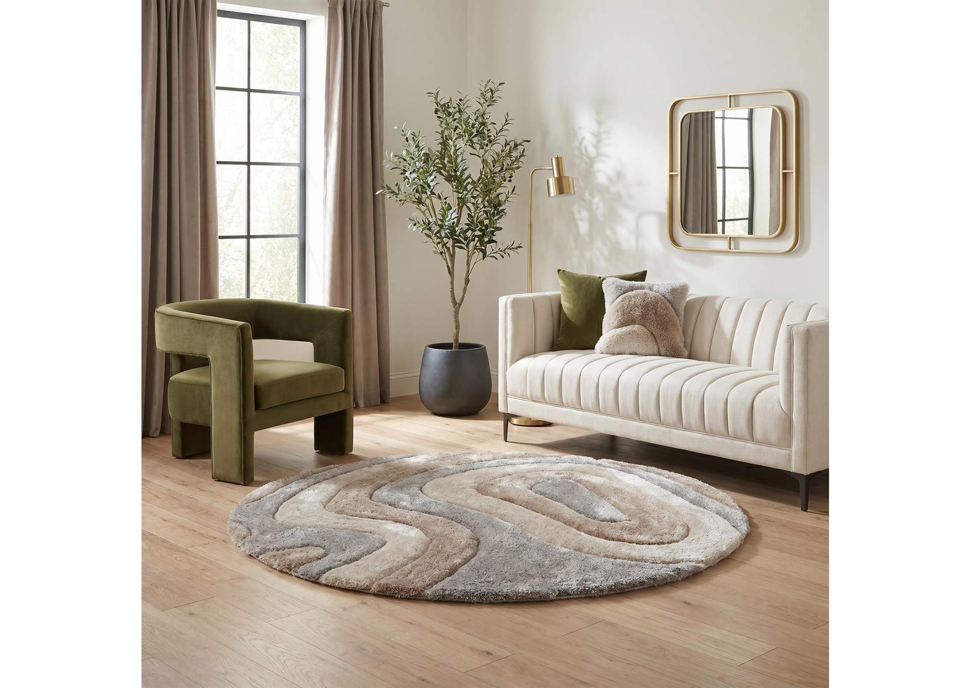 MATEOS COLLECTION SHAG MS64  7' X 7' ROUND image 7