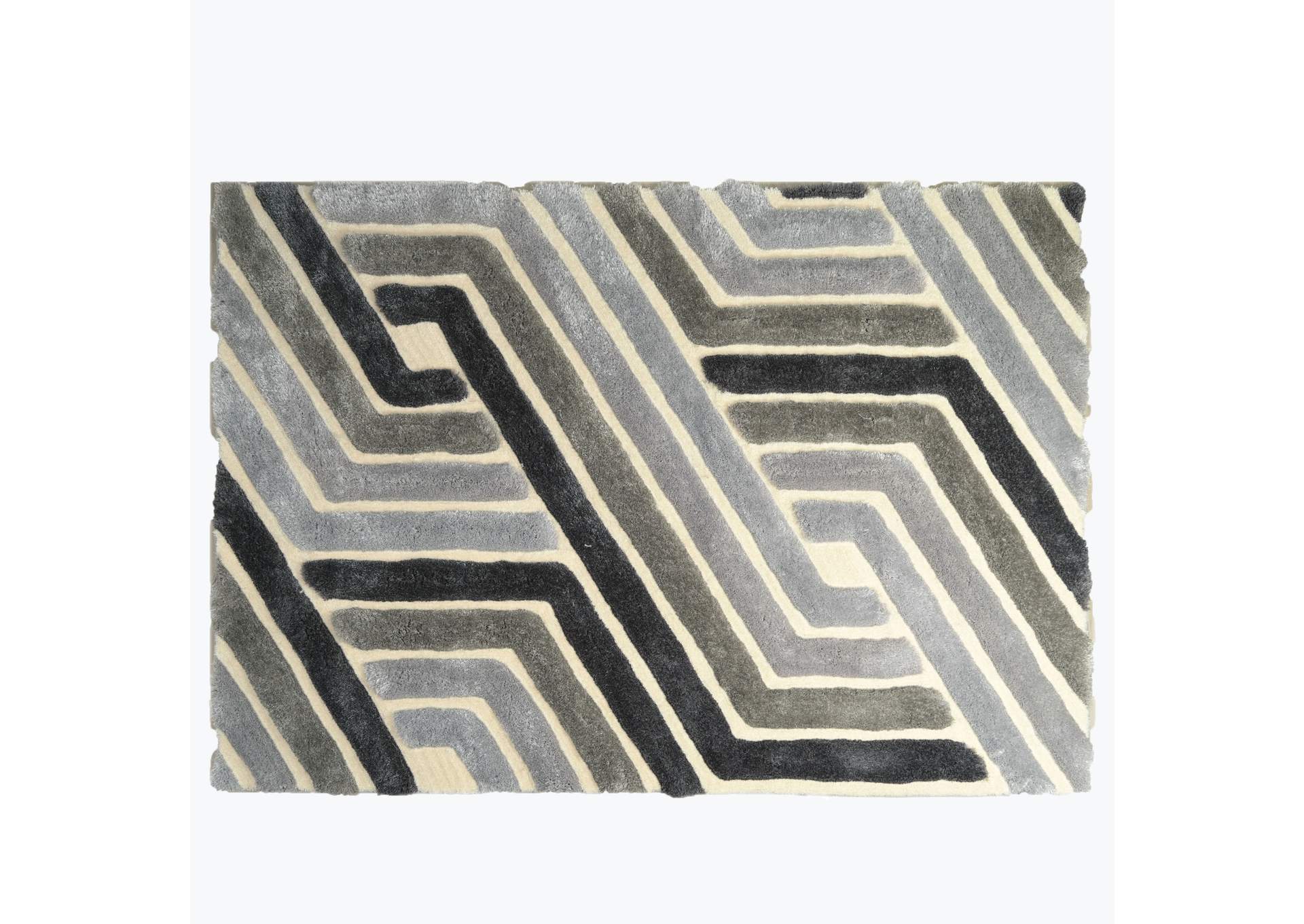 Mateos Shag Ms70 2'4" X 8' Rug image 1