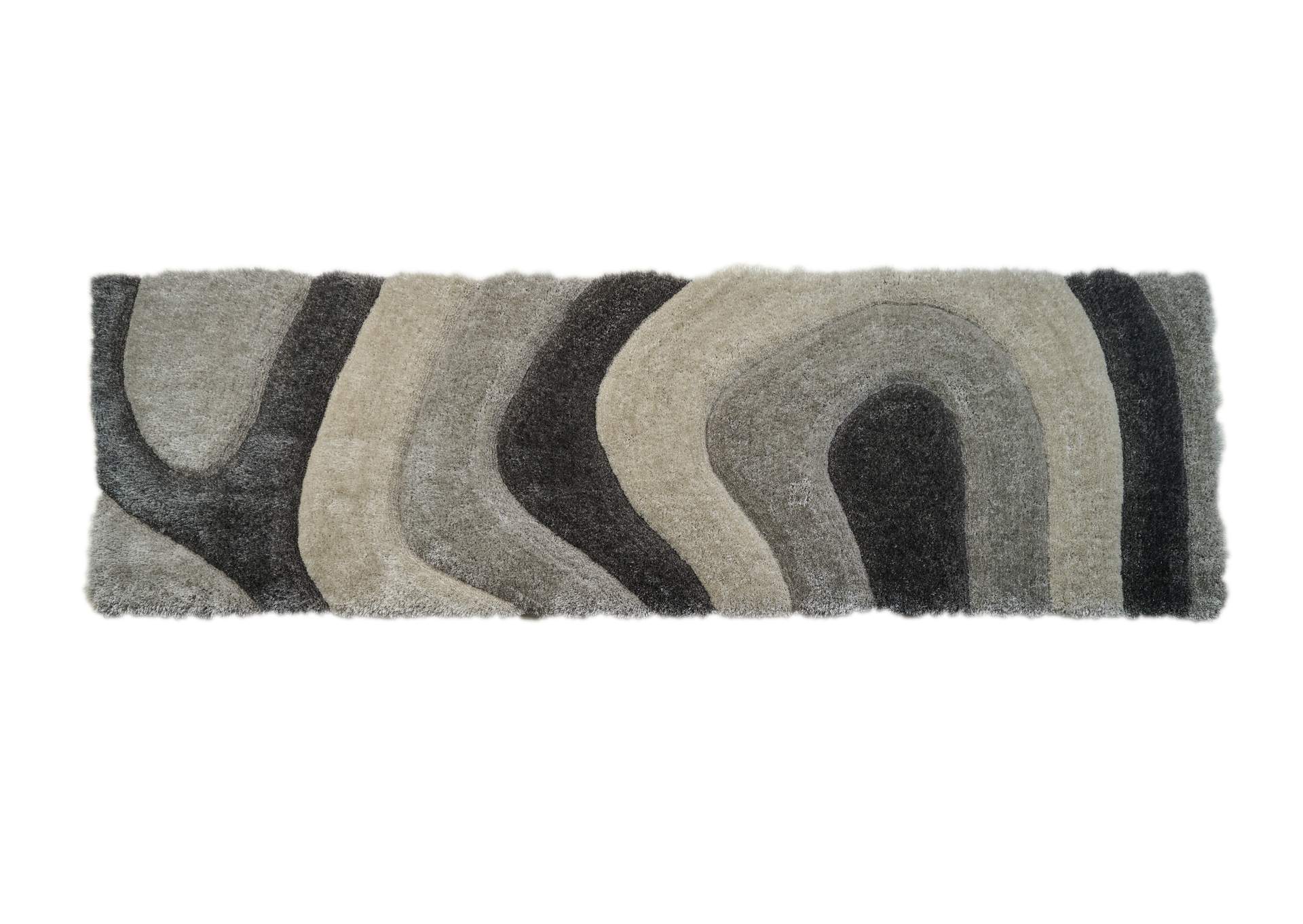 Mateos Shag Ms72 2'4" X 8' Rug image 1