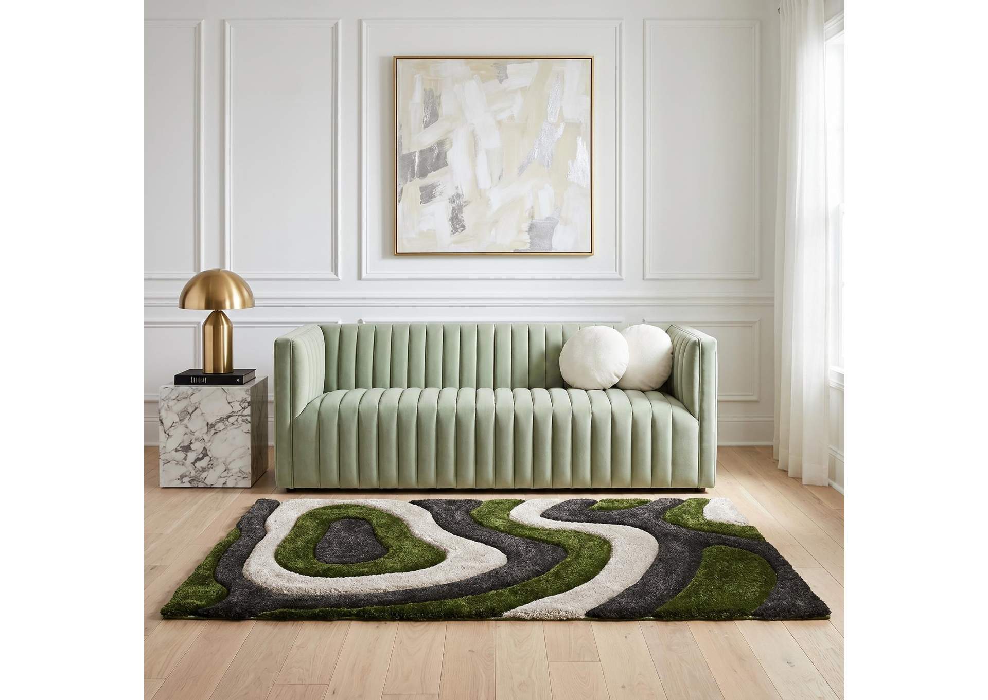 MATEOS COLLECTION SHAG MS75  5'  X  7' image 1