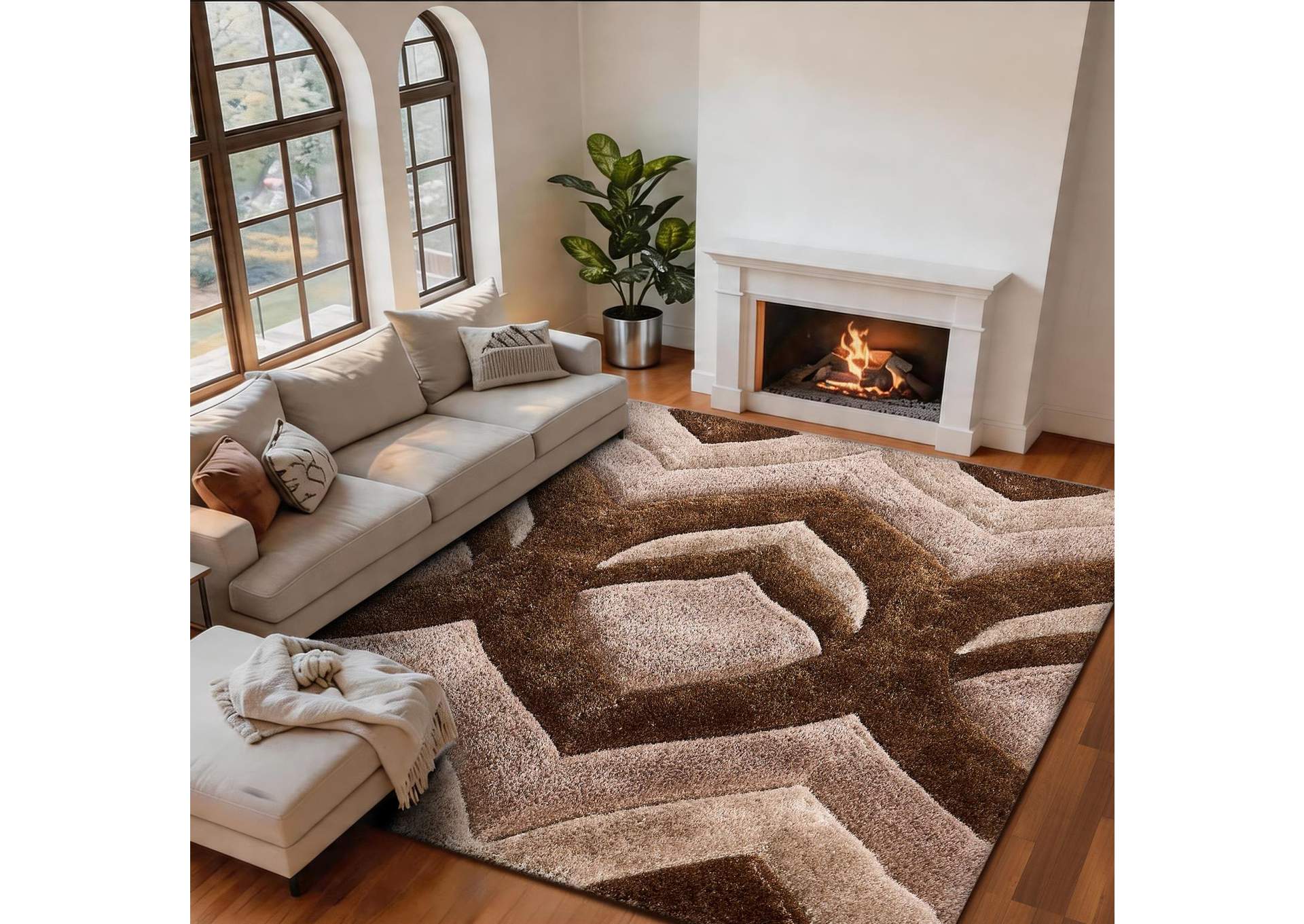 MATEOS COLLECTION SHAG MS78  8' X 10' image 3