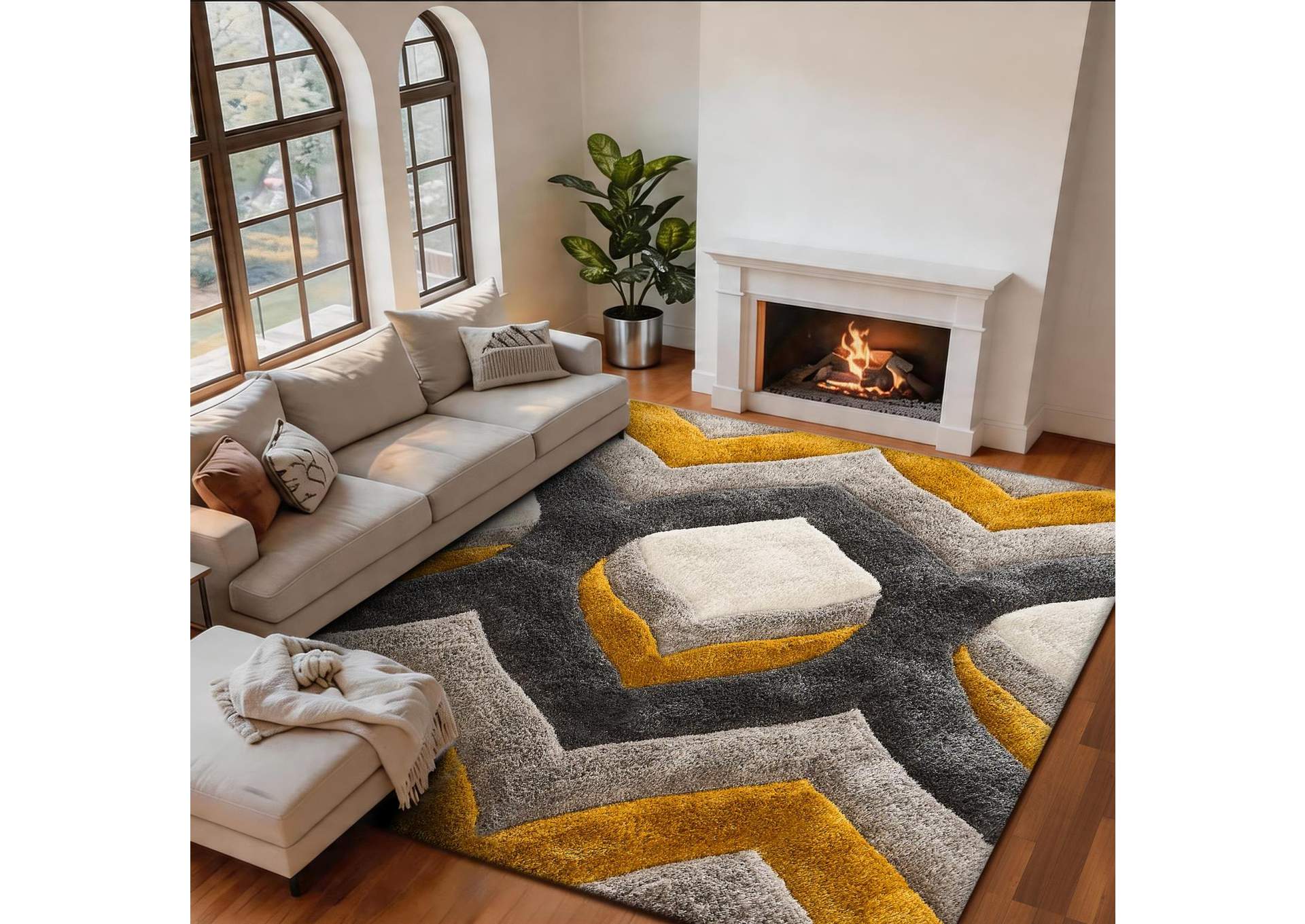 MATEOS COLLECTION SHAG MS79  5' X  7' image 4