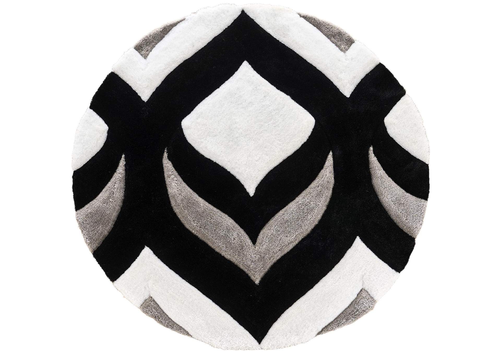 MATEOS COLLECTION SHAG MS80  7' X 7' ROUND image 3