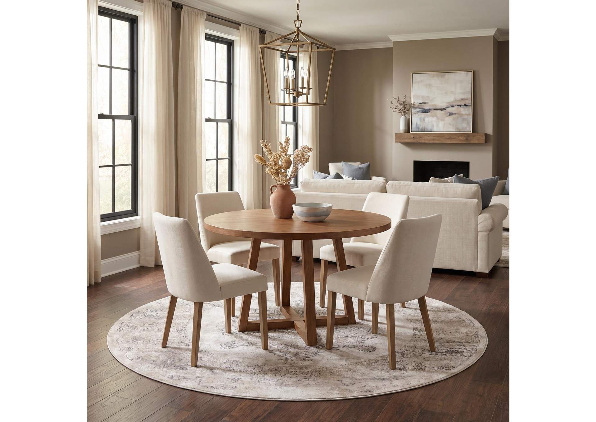 OMARI COLLECTION OM02  7'11" X 7'11" ROUND image 1