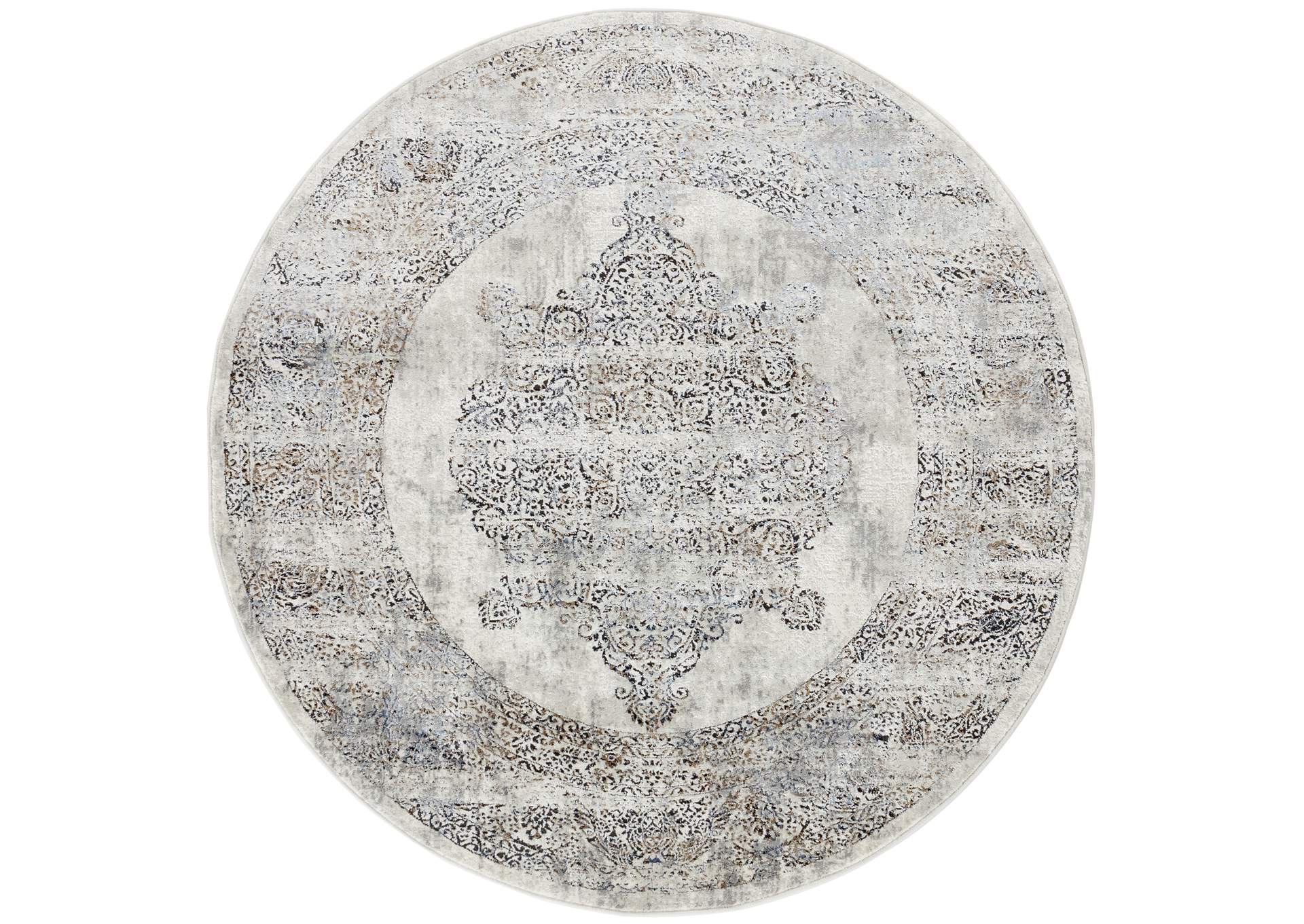 Omari Collection Om02 7'11" X 7'11" Round Rug image 1