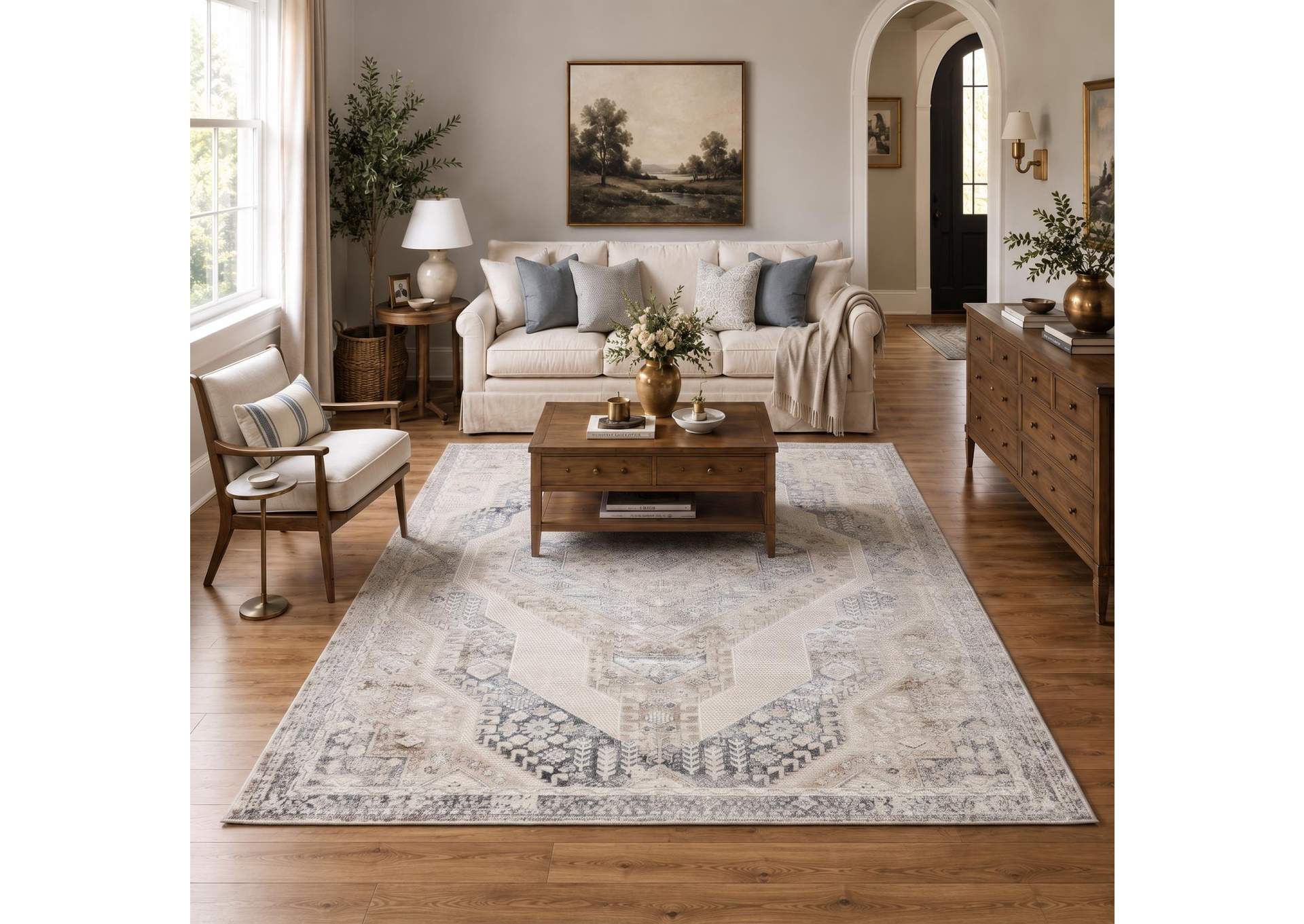 OMARI COLLECTION OM04  8'7" X 12' image 1