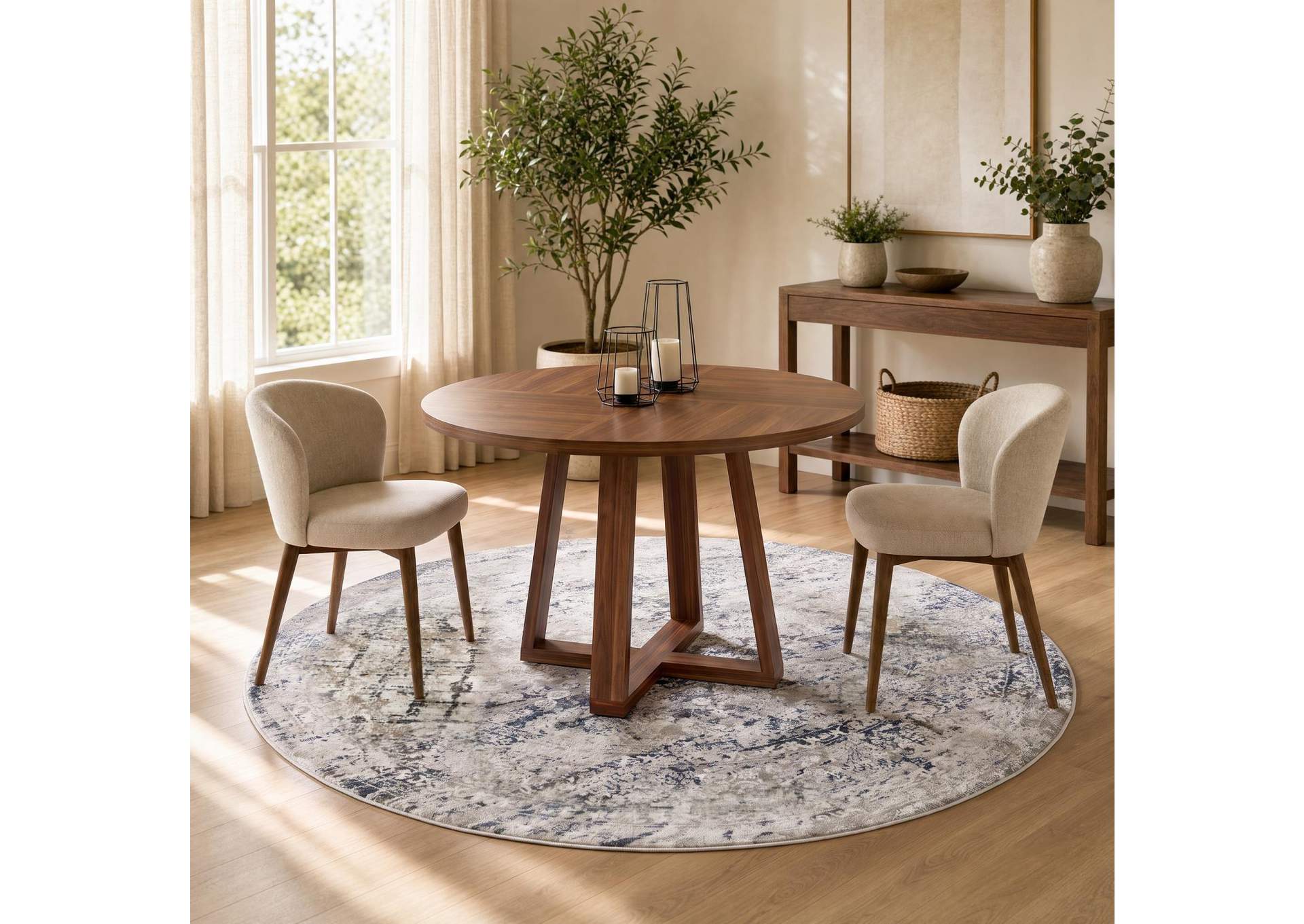 OMARI COLLECTION OM15  5'3" X 5'3"  ROUND image 1