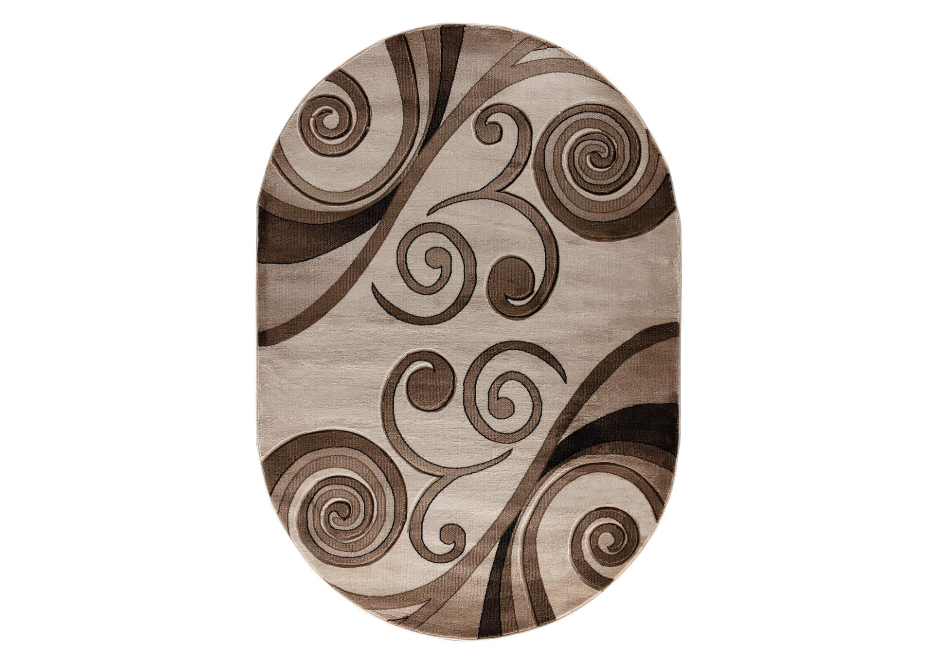 Orelsi Collection Or50 5'2" X 7'5" Oval Rug image 1