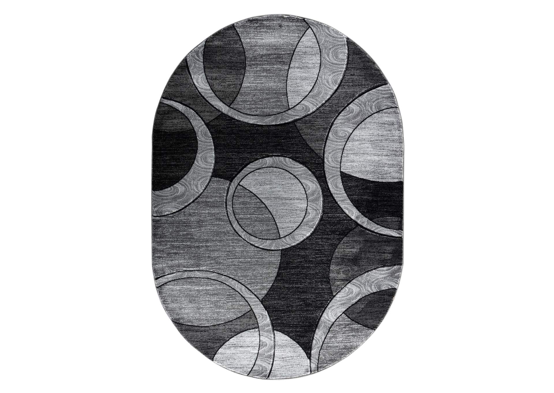 Orelsi Collection Or52 5'2" X 7'5" Oval Rug image 1