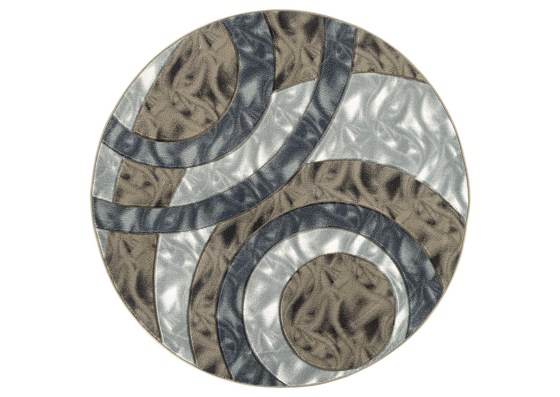 Orels Collection Or73 8'1'' X 8'1''..Round Rug image 1