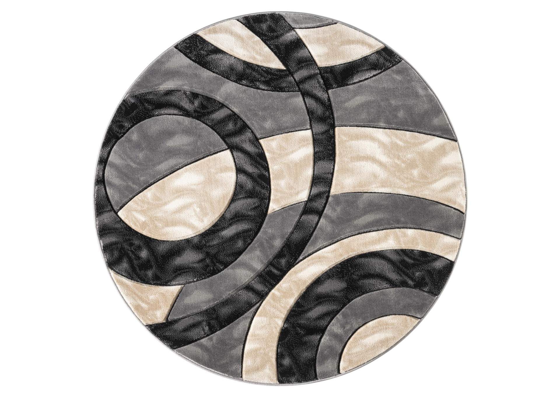 Orels Collection Or175 8'1'' X 8'1''..Round Rug image 1