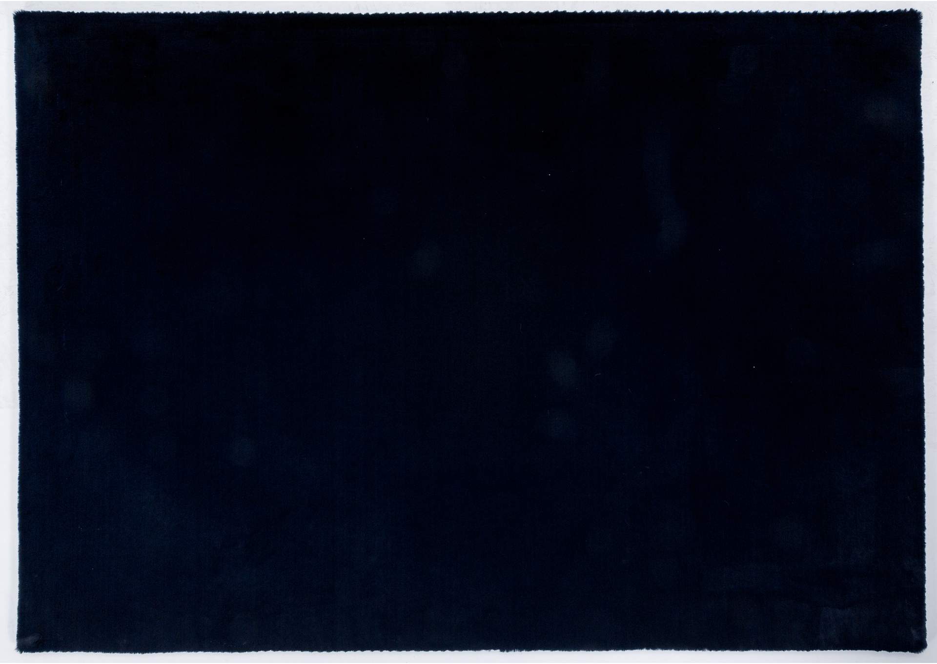 Faux Rabbit Fur Navy Rb13 3'6" X 5'6" Rug image 1