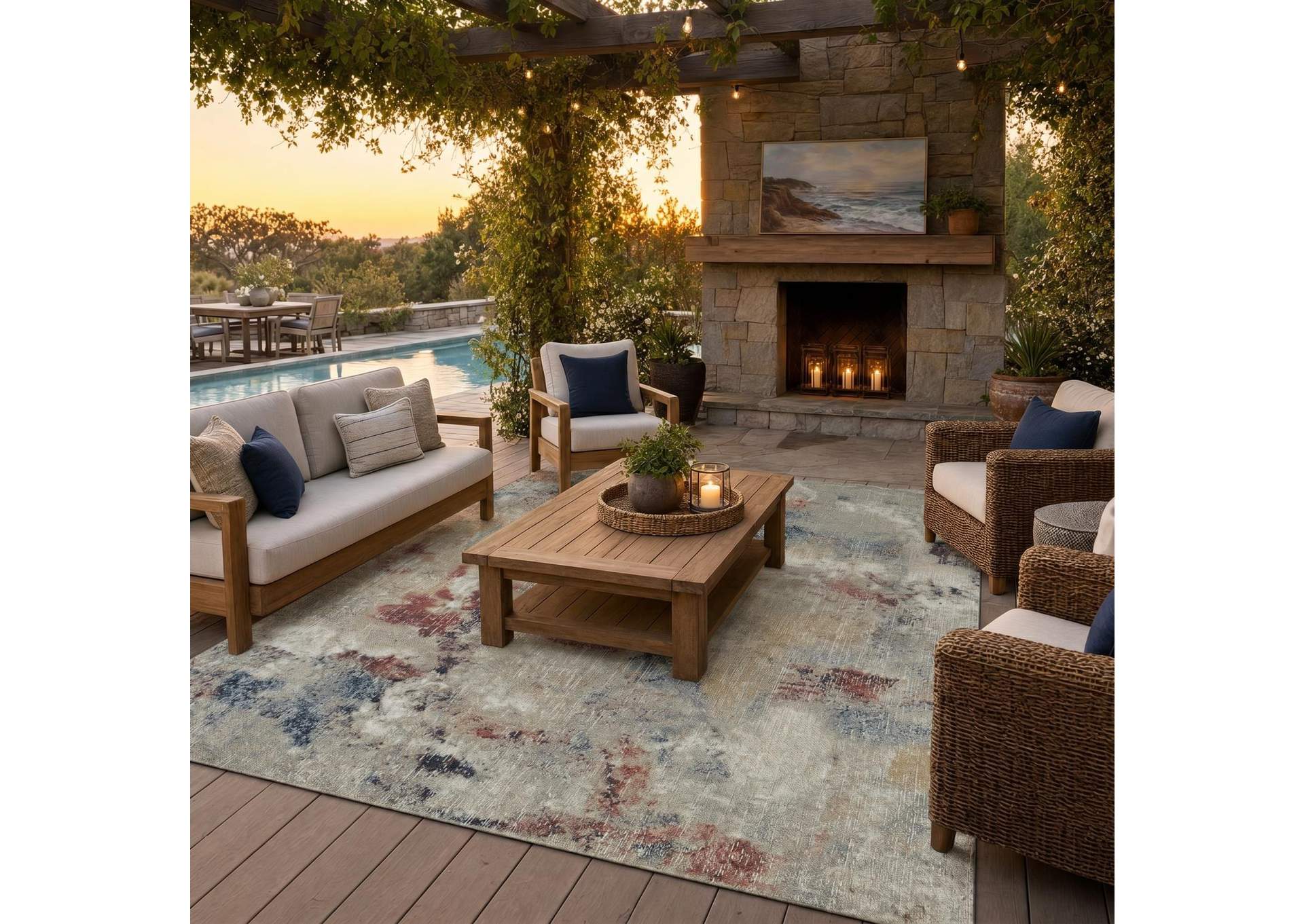 TRELLIS COLLECTION TL03  5' X 8' image 1
