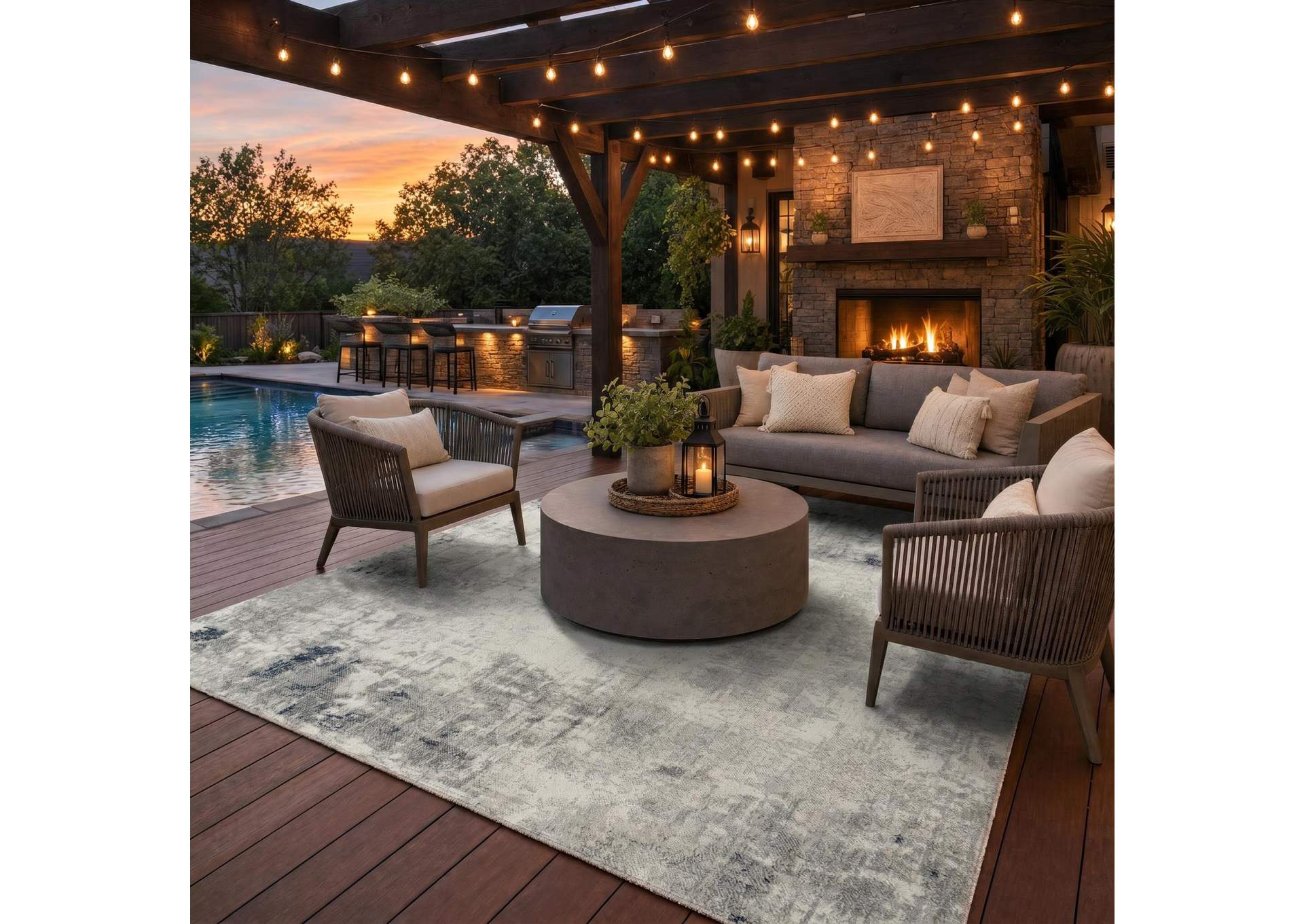 TRELLIS COLLECTION TL09  8' X 11' image 1