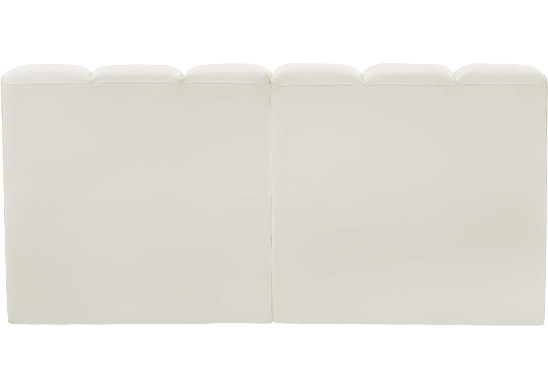 Arc Cream Vegan Leather Modular Sofa image 7