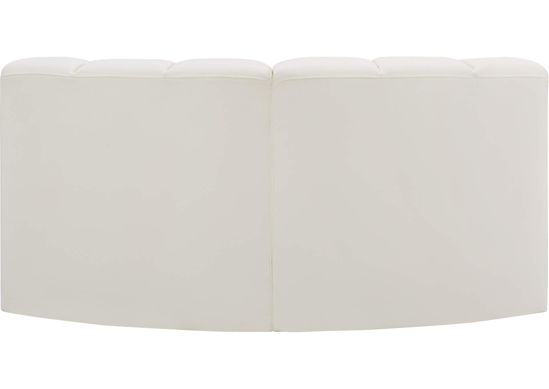 Arc Cream Vegan Leather Modular Sofa image 6