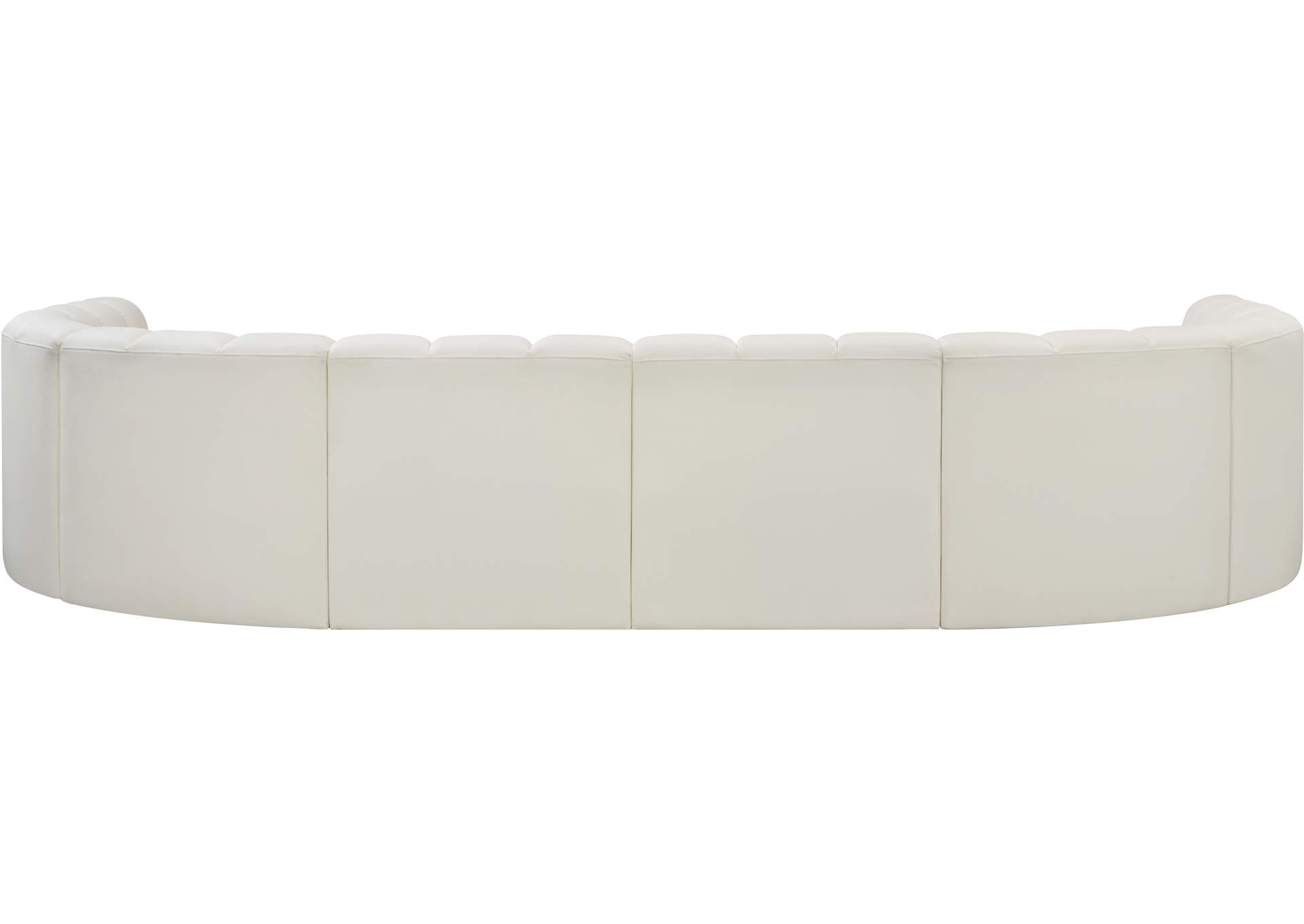 Arc Cream Vegan Leather Modular Sofa image 8