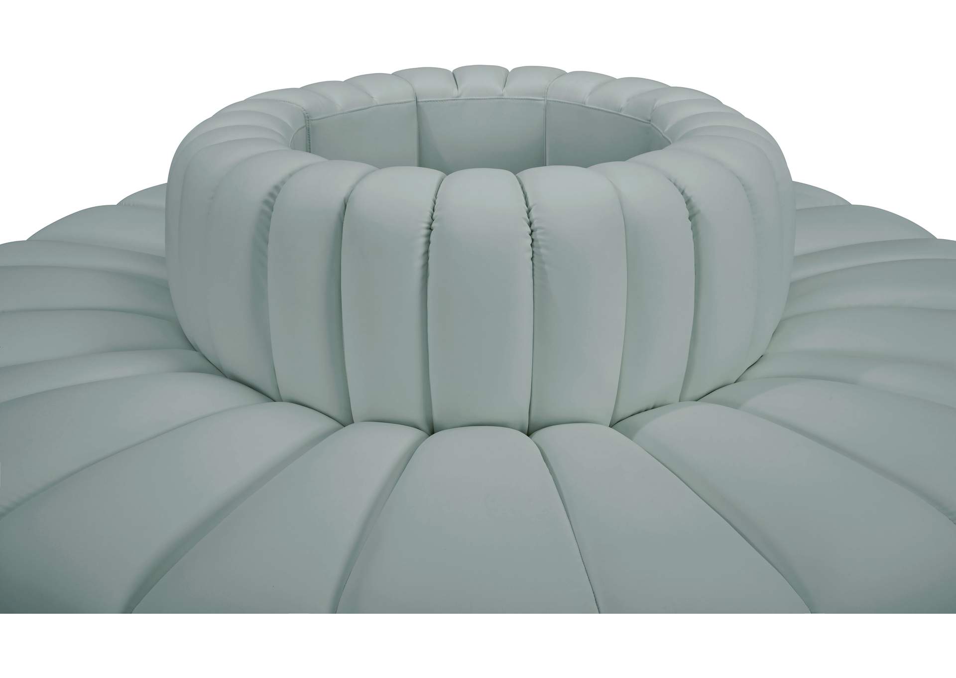 Arc Mint Green Vegan Leather Modular Sofa image 5