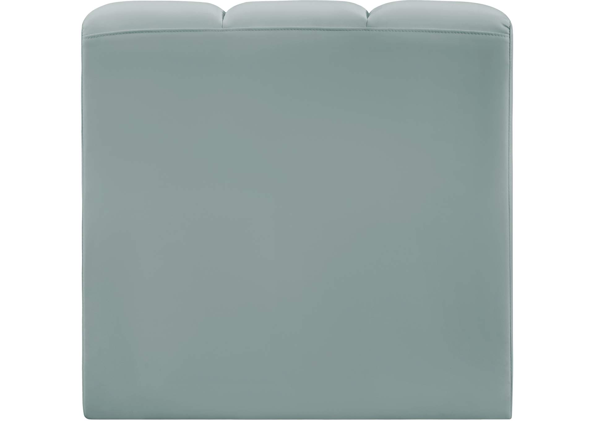 Arc Mint Green Vegan Leather Straight Chair image 7