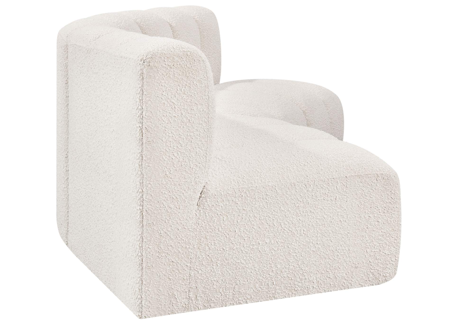 Arc Cream Boucle Fabric Modular Sofa