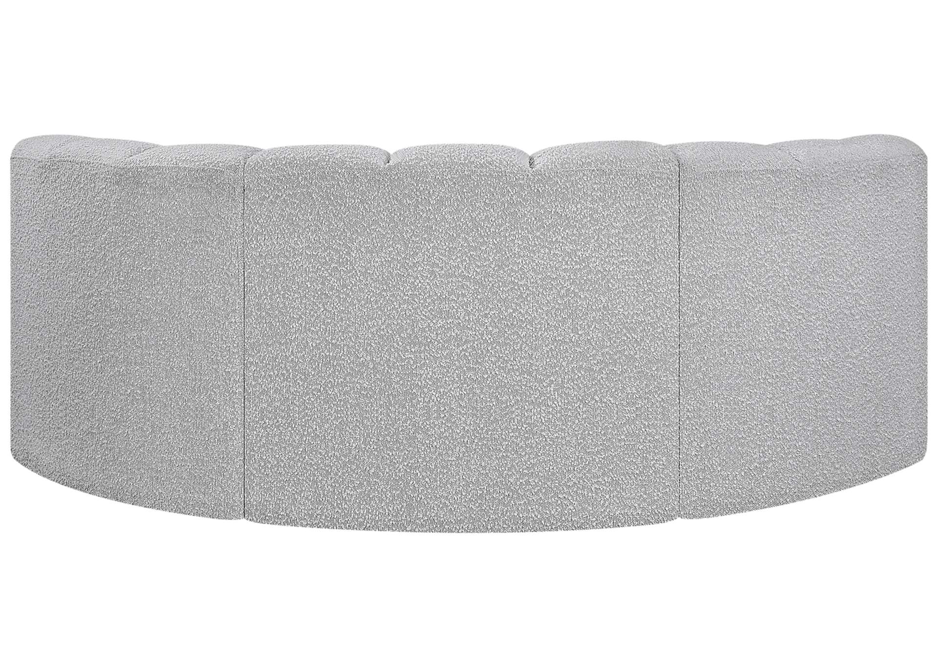 Arc Grey Boucle Fabric Modular Sofa