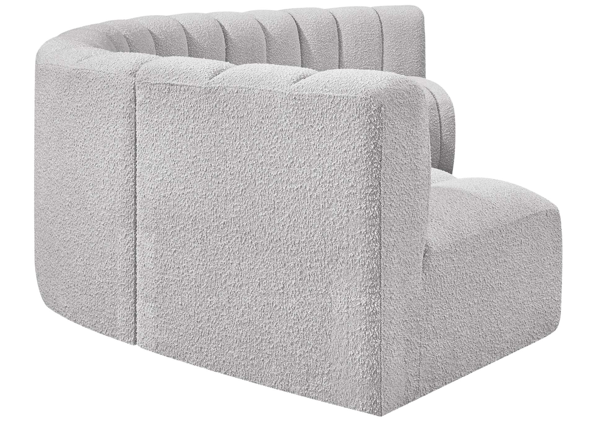 Arc Grey Boucle Fabric Modular Sofa