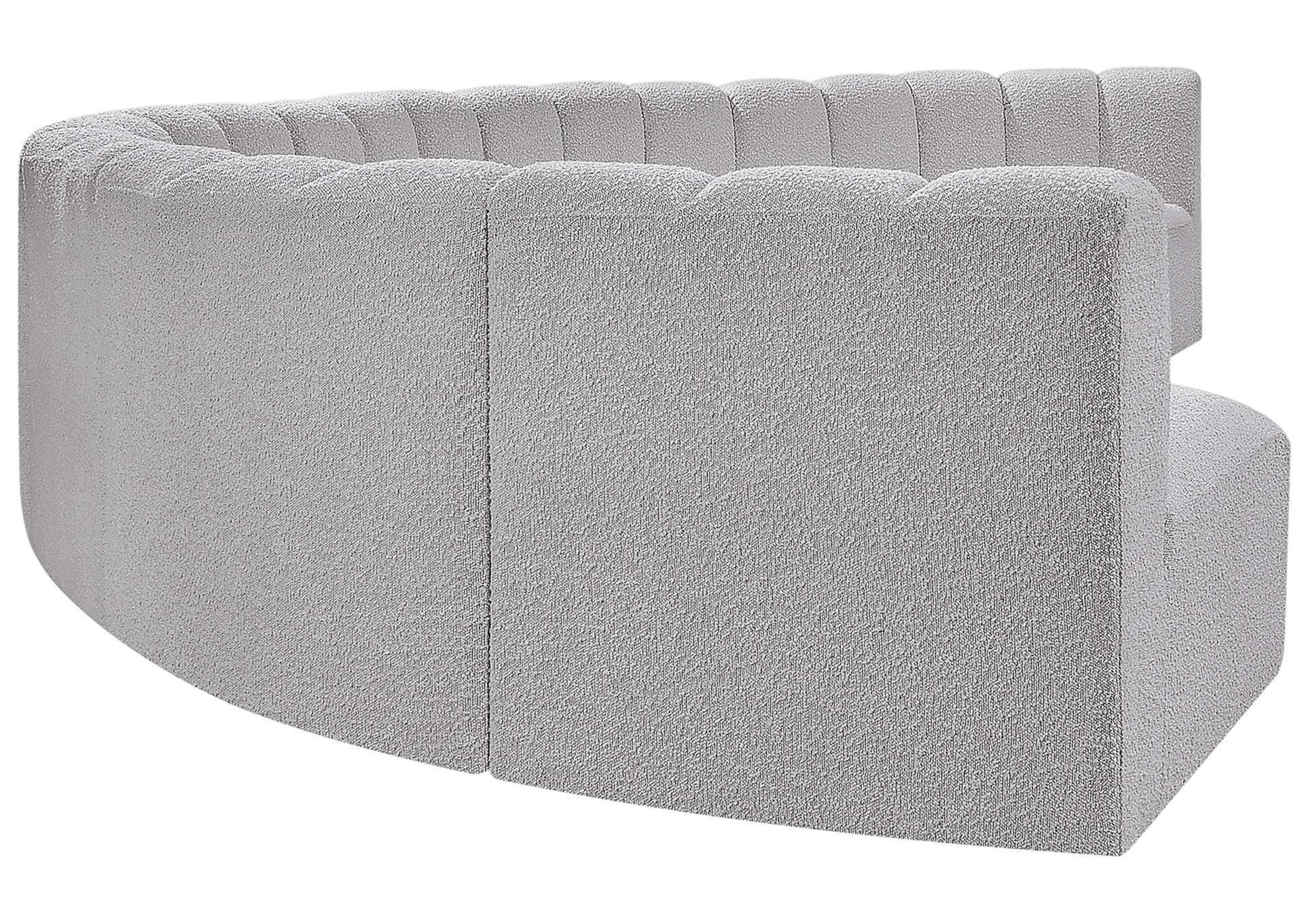 Arc Grey Boucle Fabric Modular Sofa
