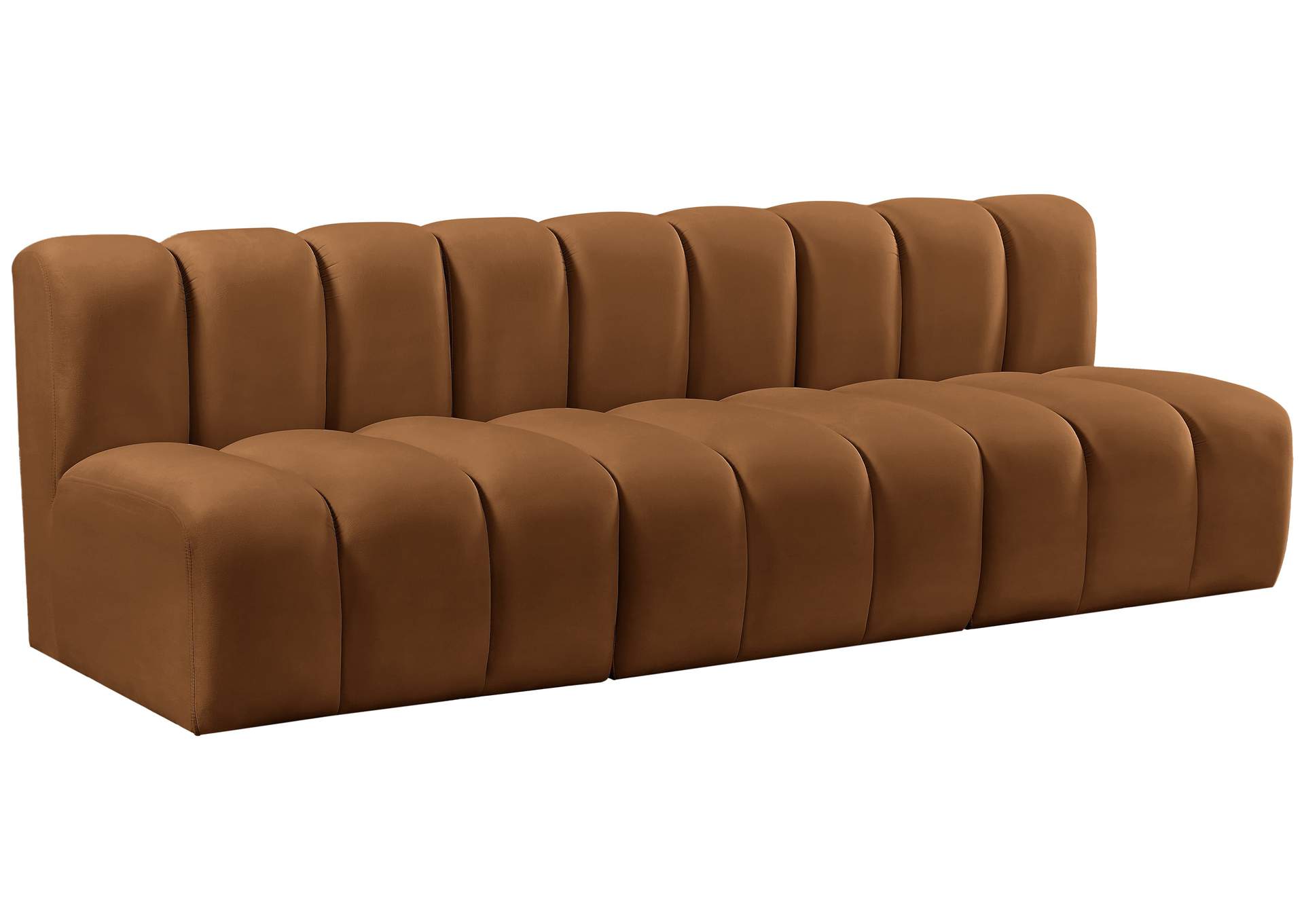Arc Saddle Velvet Modular Sofa