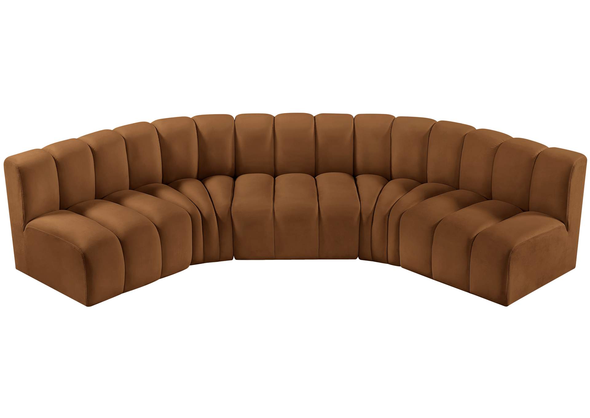 Arc Saddle Velvet Modular Sofa